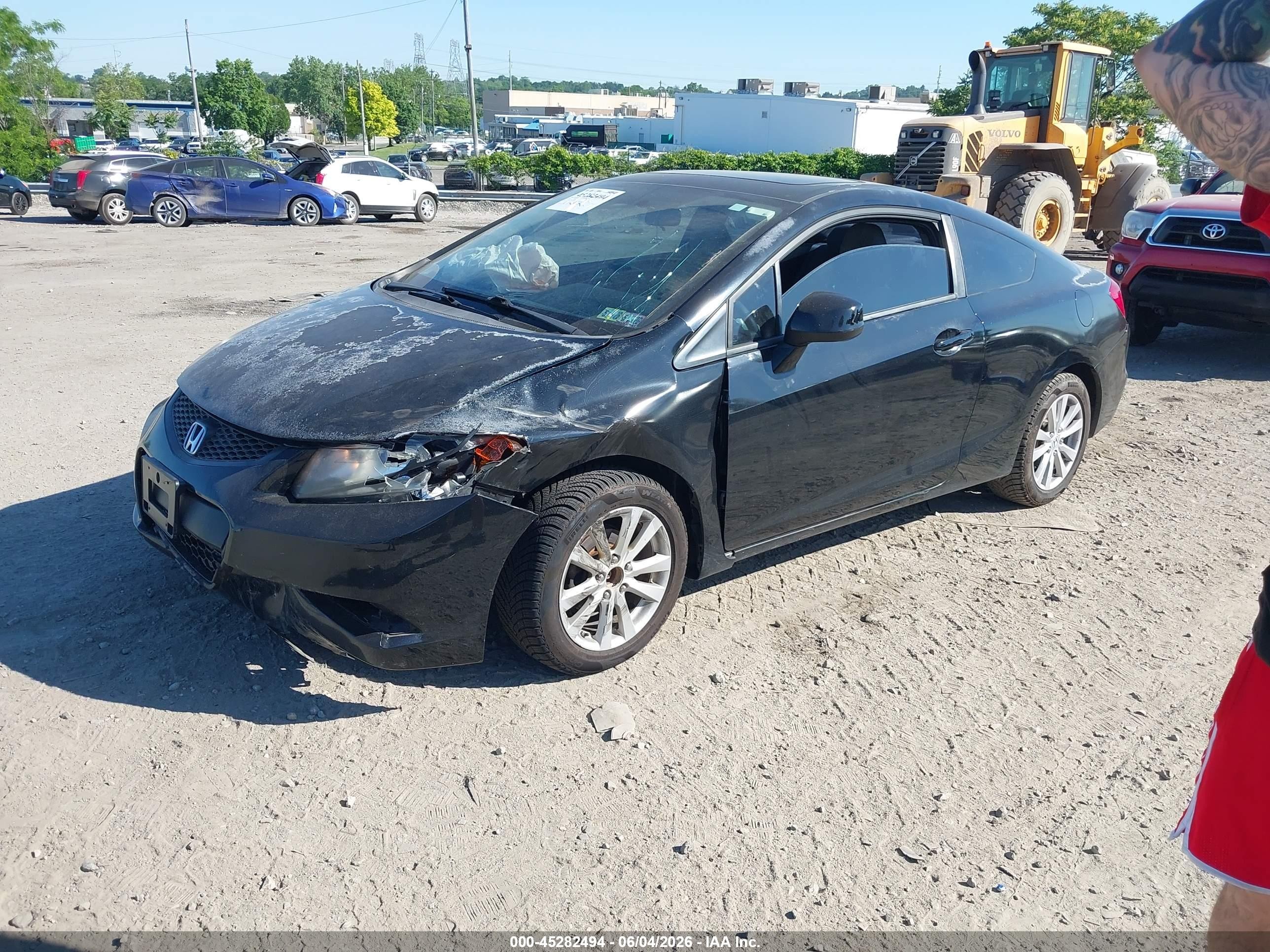 2012 Honda Civic Ex Black vin: 2HGFG3B80CH533784