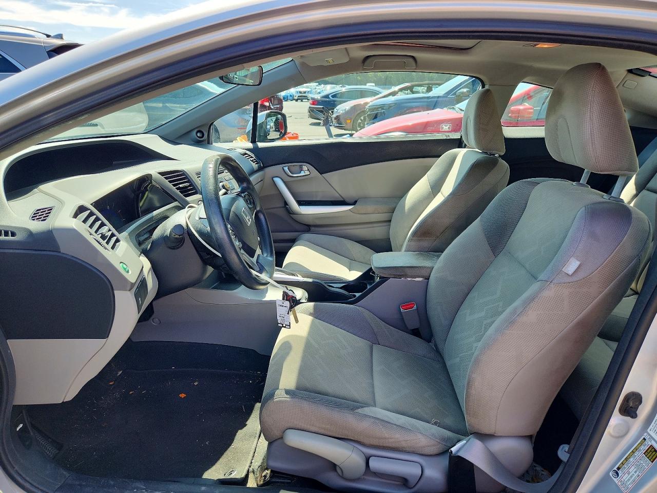 2012 Honda Civic Ex Gray vin: 2HGFG3B80CH540945