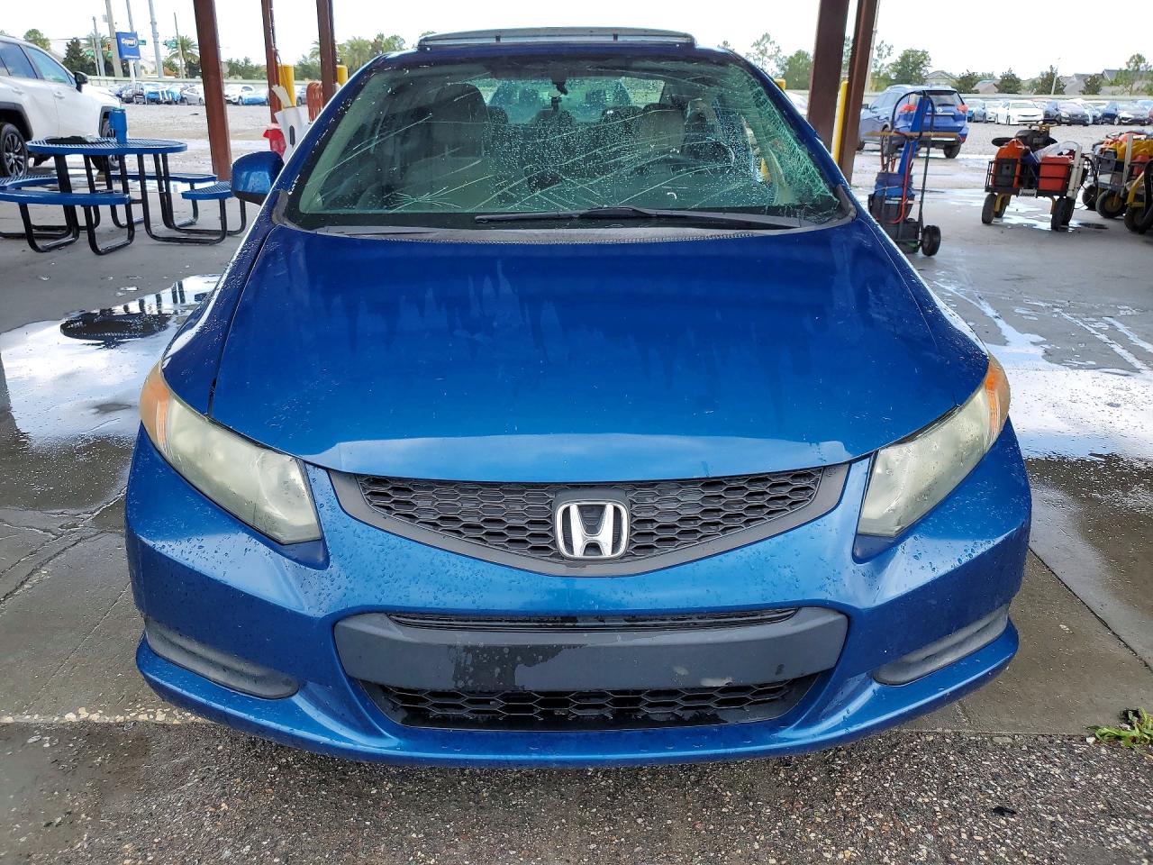2012 Honda Civic Ex Blue vin: 2HGFG3B80CH545286