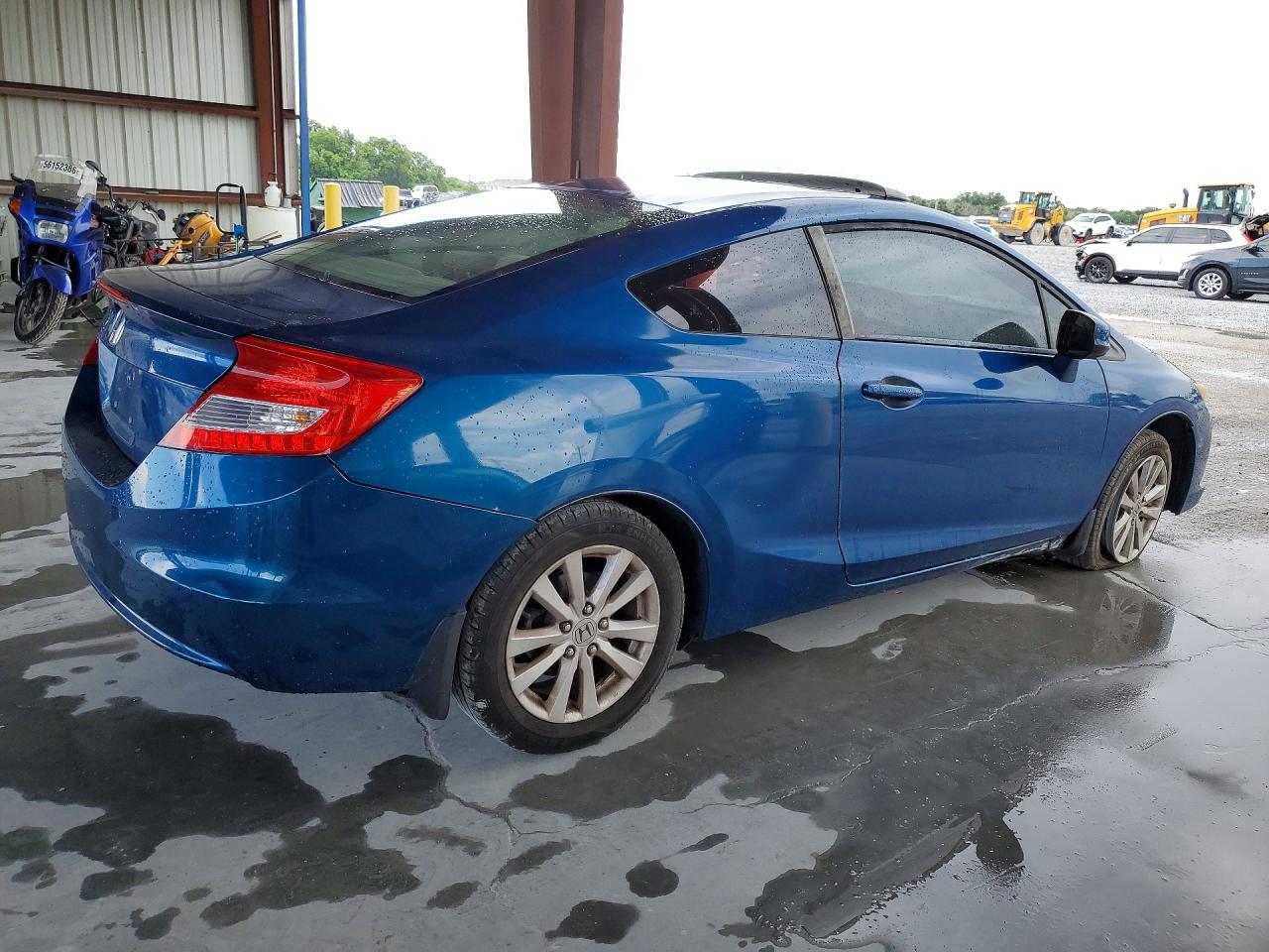 2012 Honda Civic Ex Blue vin: 2HGFG3B80CH545286