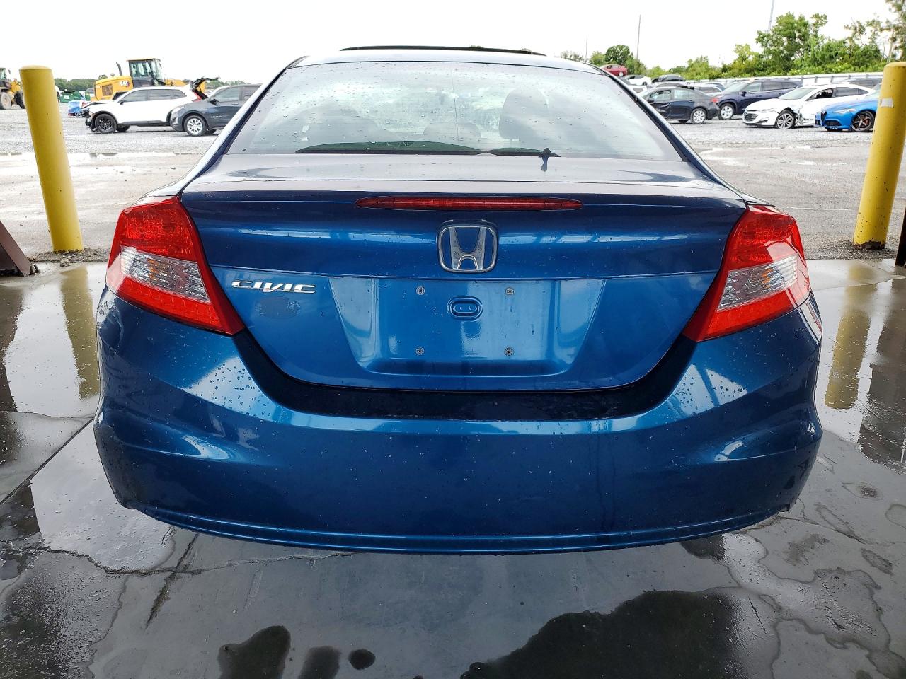 2012 Honda Civic Ex Blue vin: 2HGFG3B80CH545286