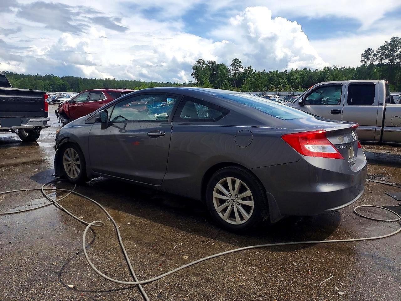 2012 Honda Civic Ex Gray vin: 2HGFG3B80CH546955