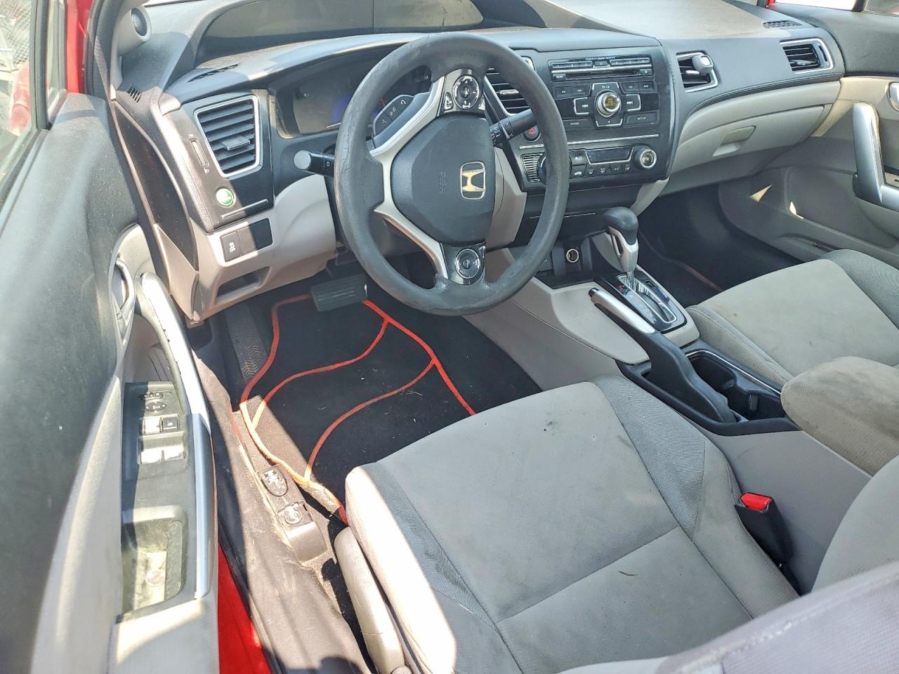 2013 Honda Civic Ex Red vin: 2HGFG3B80DH500379