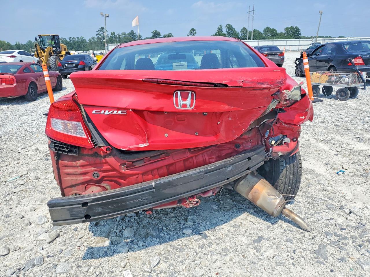 2013 Honda Civic Ex Red vin: 2HGFG3B80DH500379