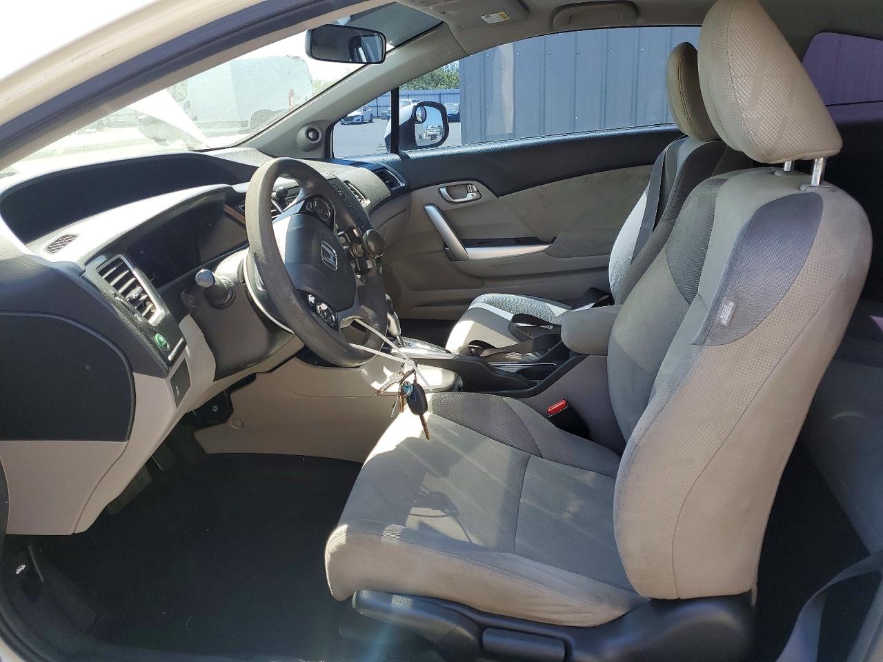 2013 Honda Civic Ex White vin: 2HGFG3B80DH504738