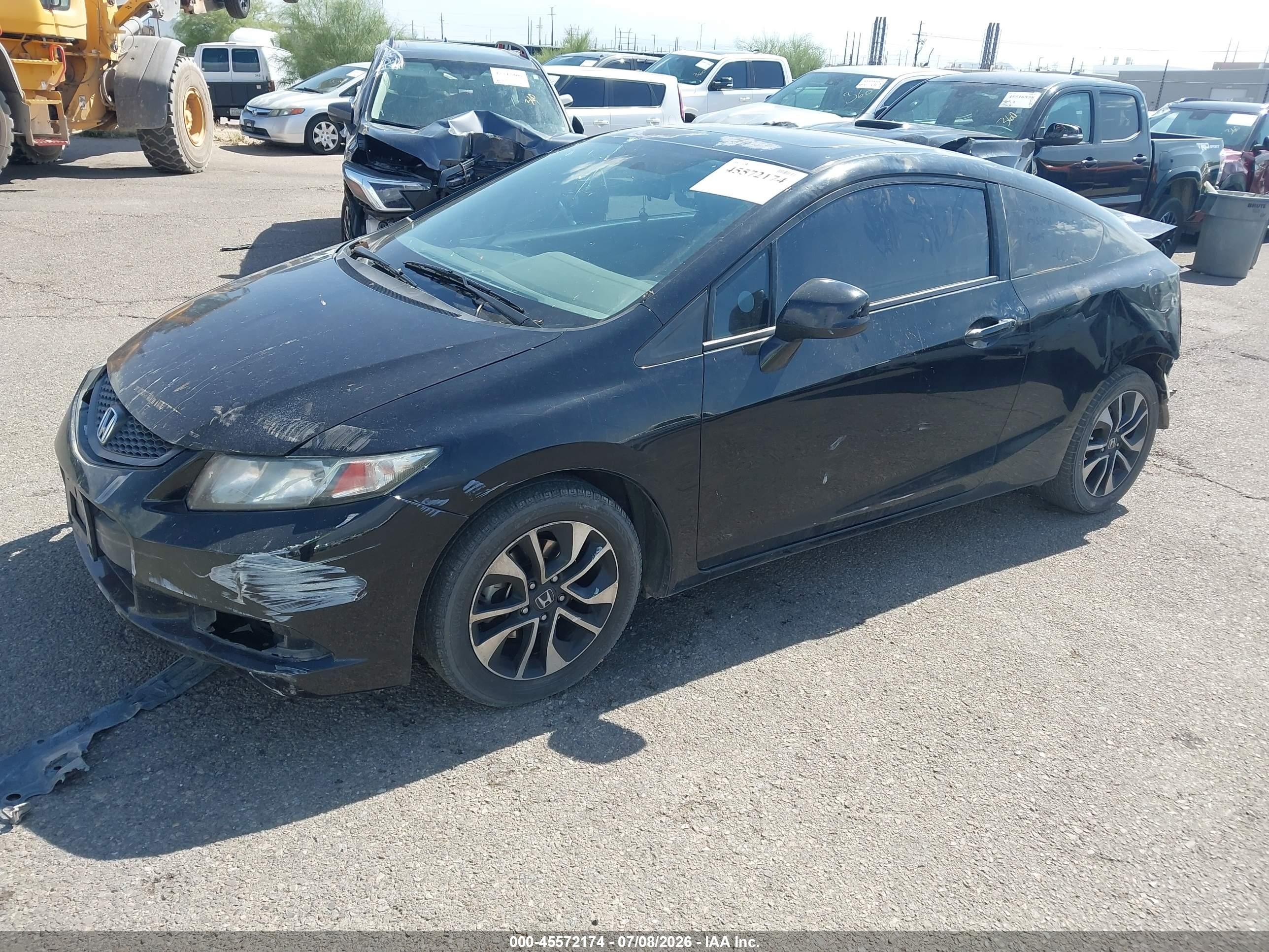 2013 Honda Civic Ex Black vin: 2HGFG3B80DH505727