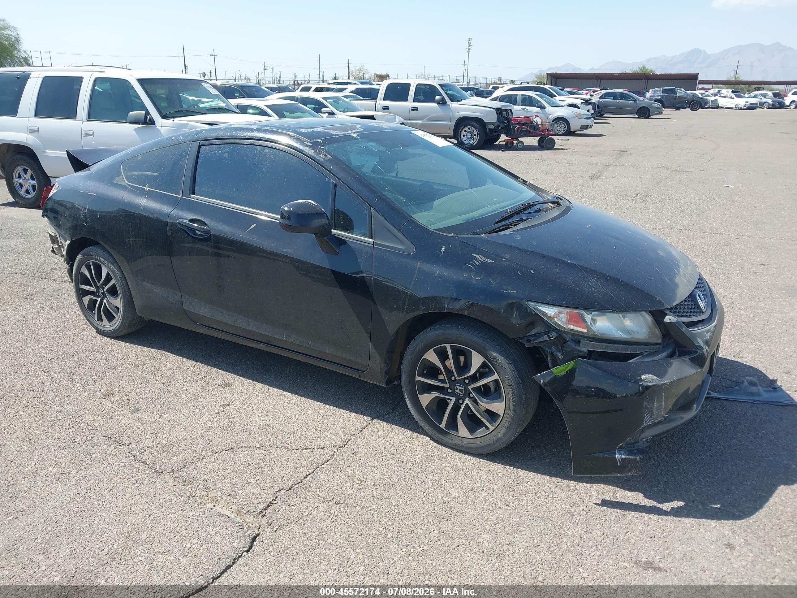 2013 Honda Civic Ex Black vin: 2HGFG3B80DH505727