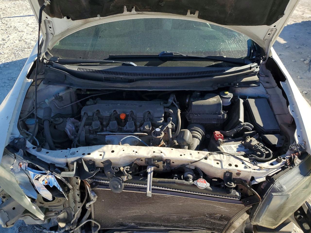 2013 Honda Civic Ex Белый vin: 2HGFG3B80DH508093