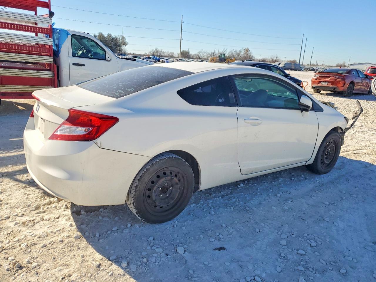 2013 Honda Civic Ex Белый vin: 2HGFG3B80DH508093
