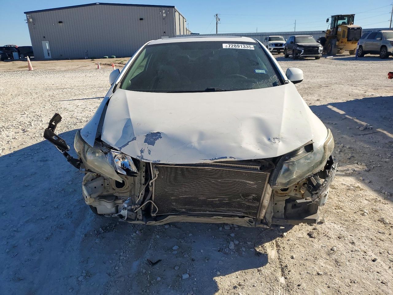 2013 Honda Civic Ex Белый vin: 2HGFG3B80DH508093