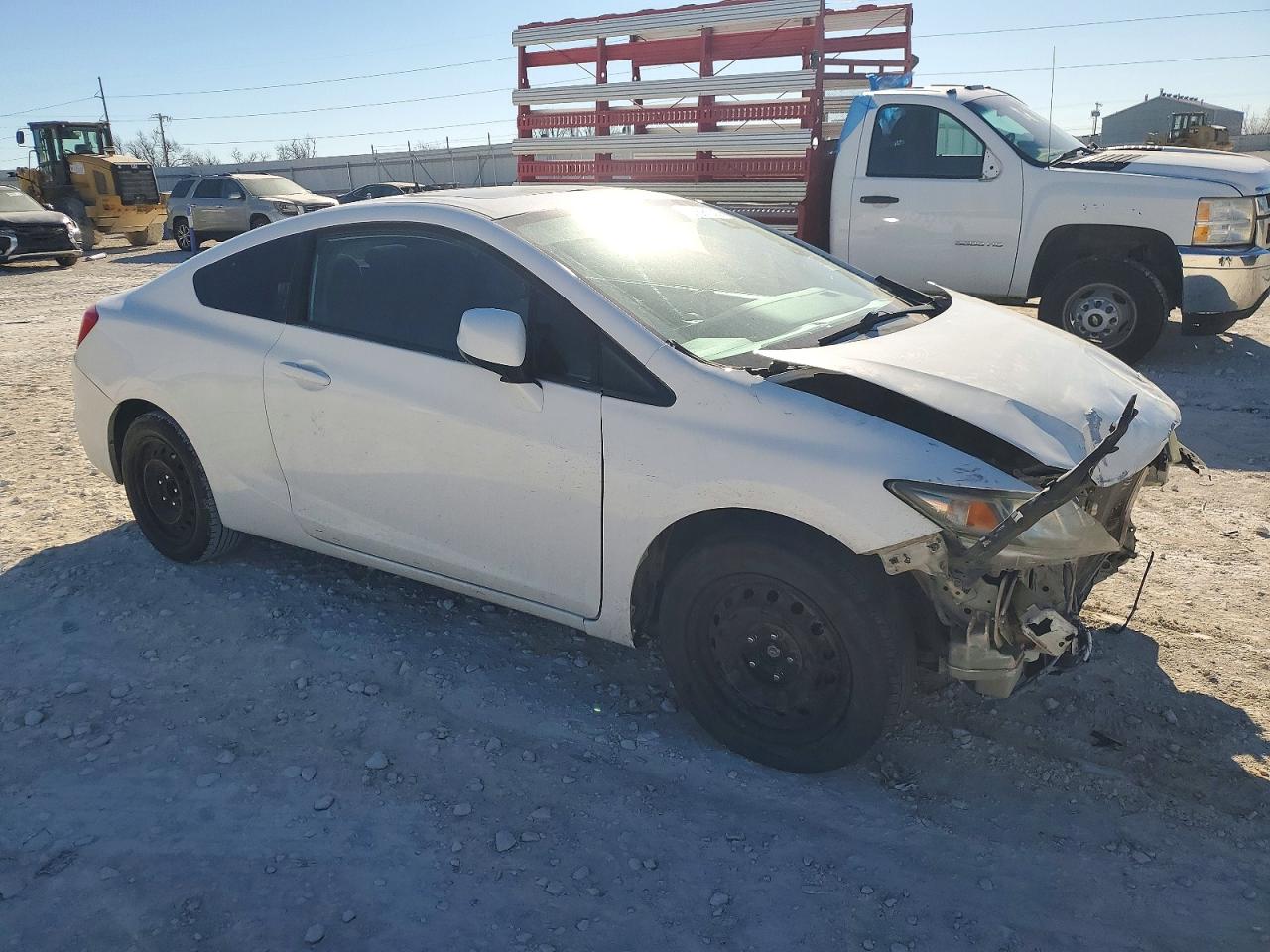 2013 Honda Civic Ex Белый vin: 2HGFG3B80DH508093