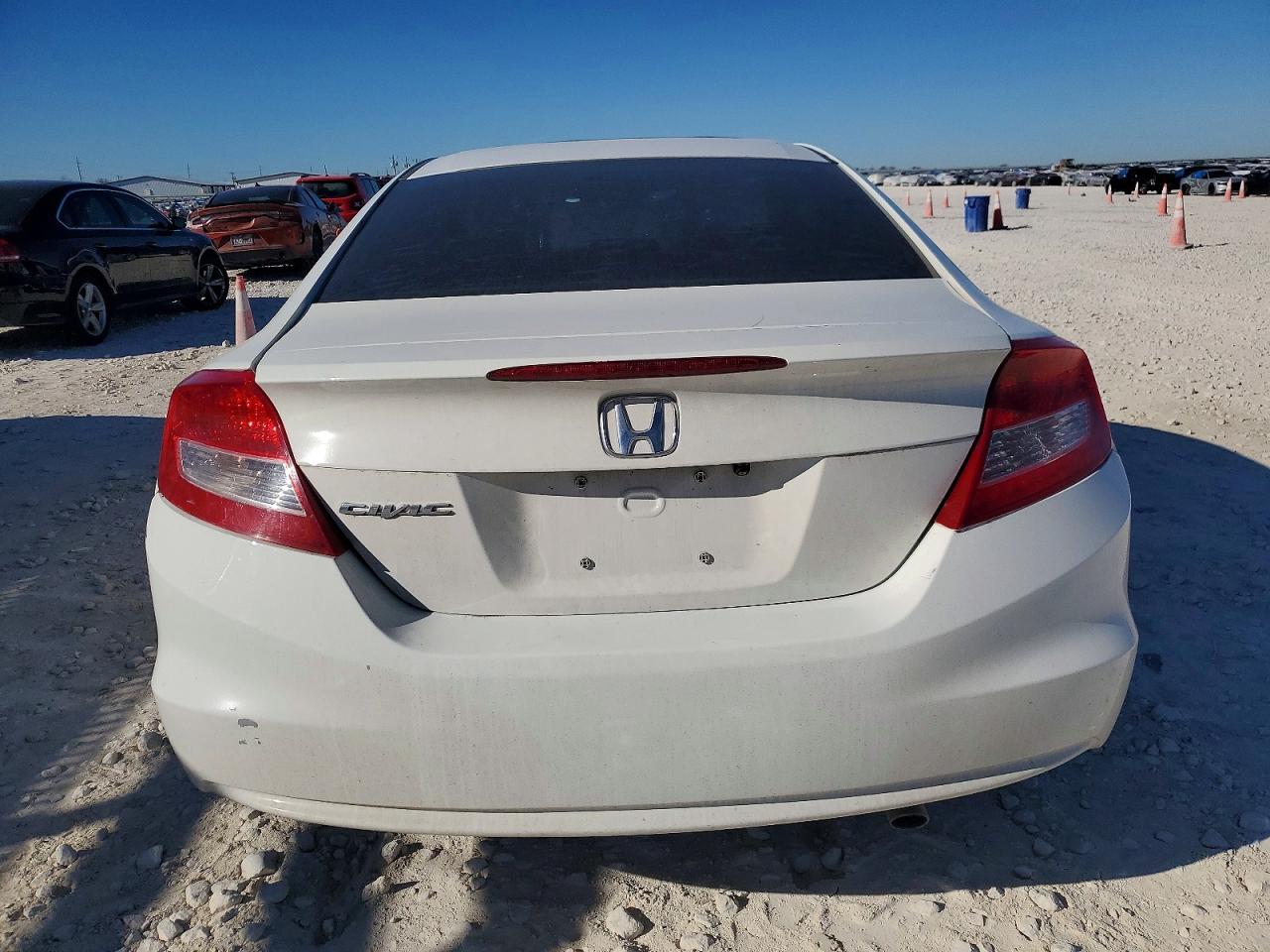 2013 Honda Civic Ex Белый vin: 2HGFG3B80DH508093
