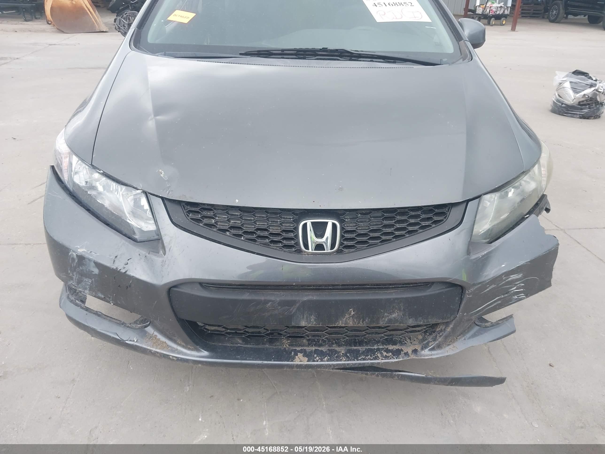 2013 Honda Civic Ex Gray vin: 2HGFG3B80DH515111