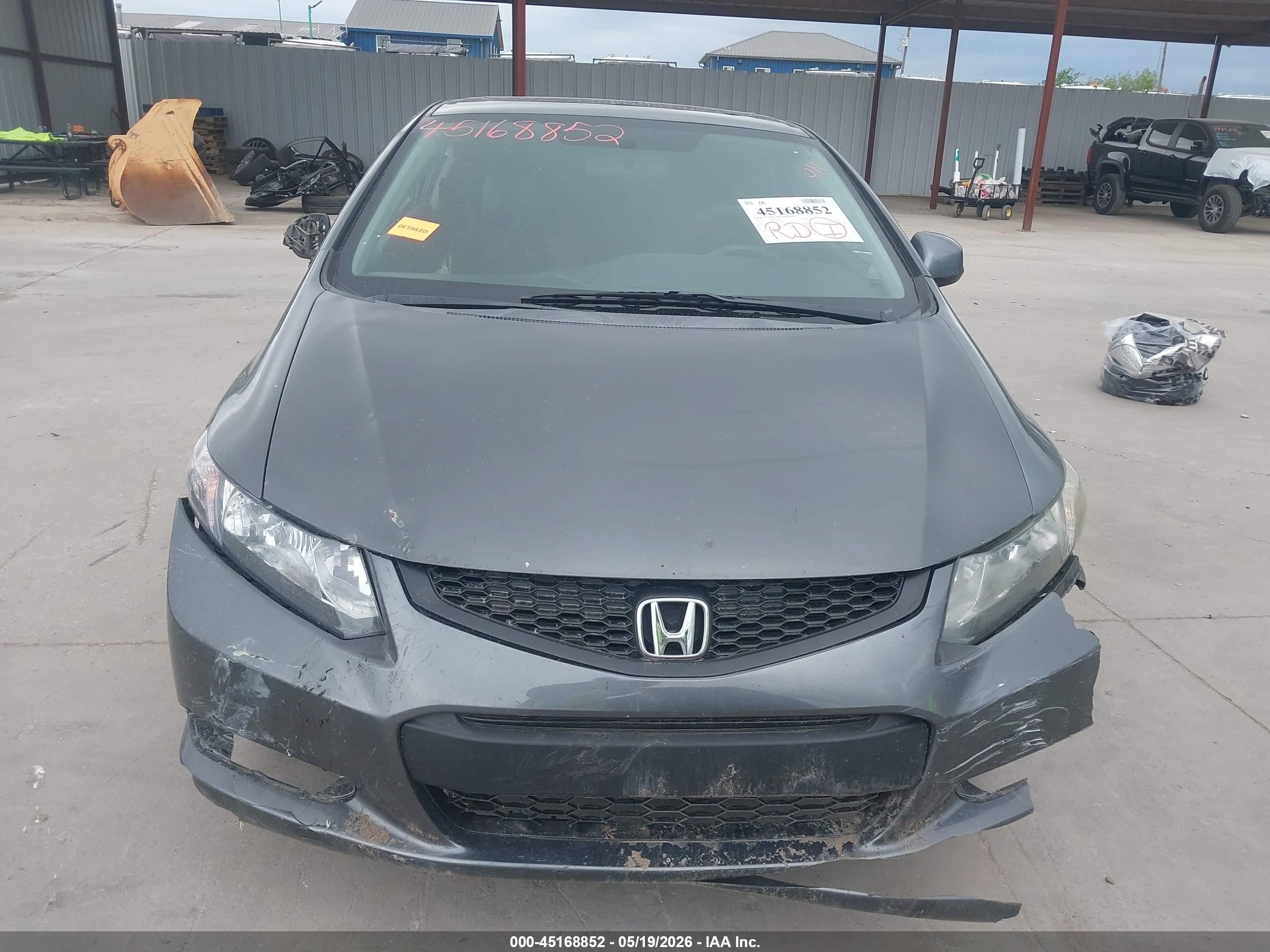 2013 Honda Civic Ex Gray vin: 2HGFG3B80DH515111