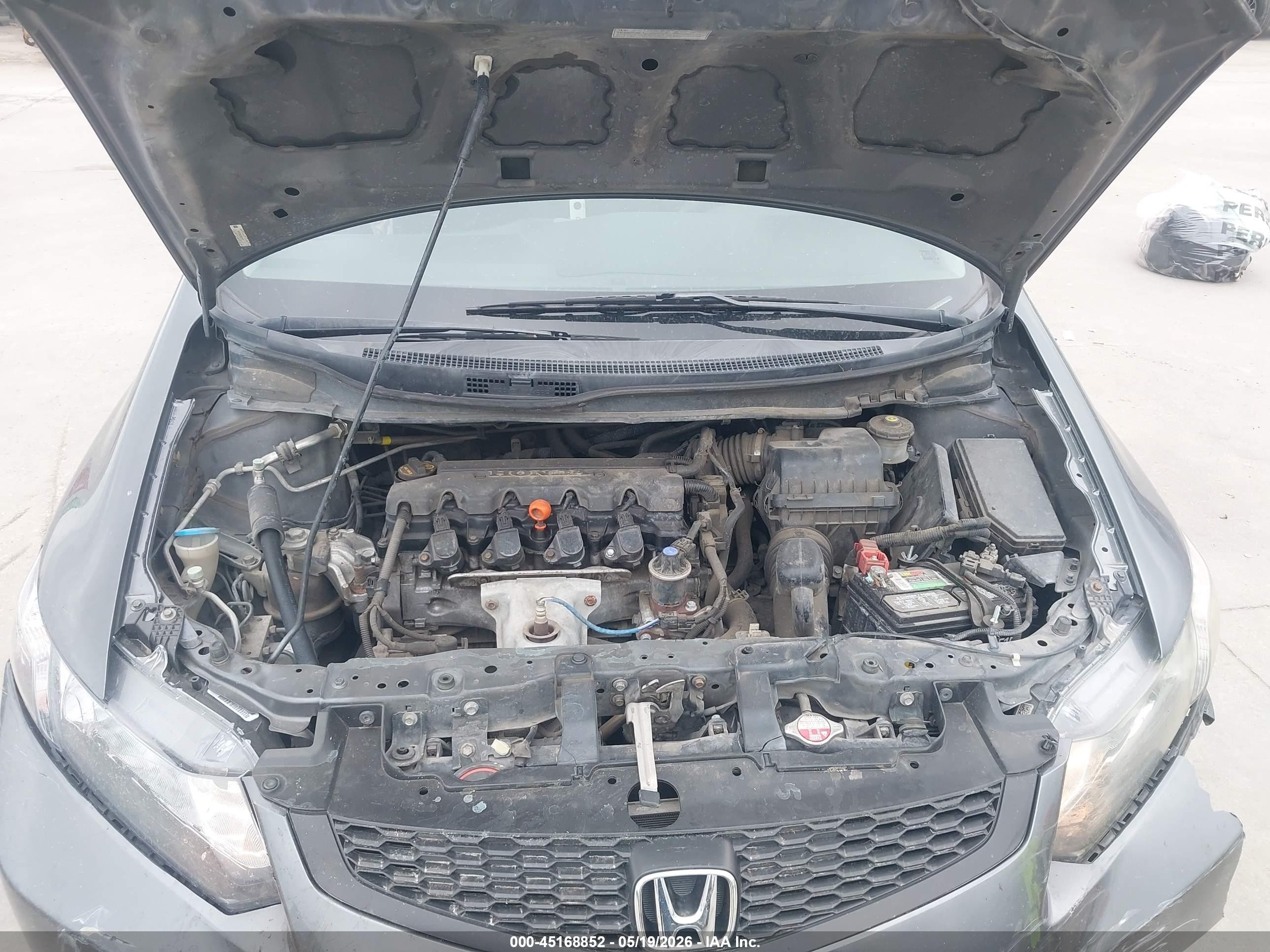 2013 Honda Civic Ex Gray vin: 2HGFG3B80DH515111