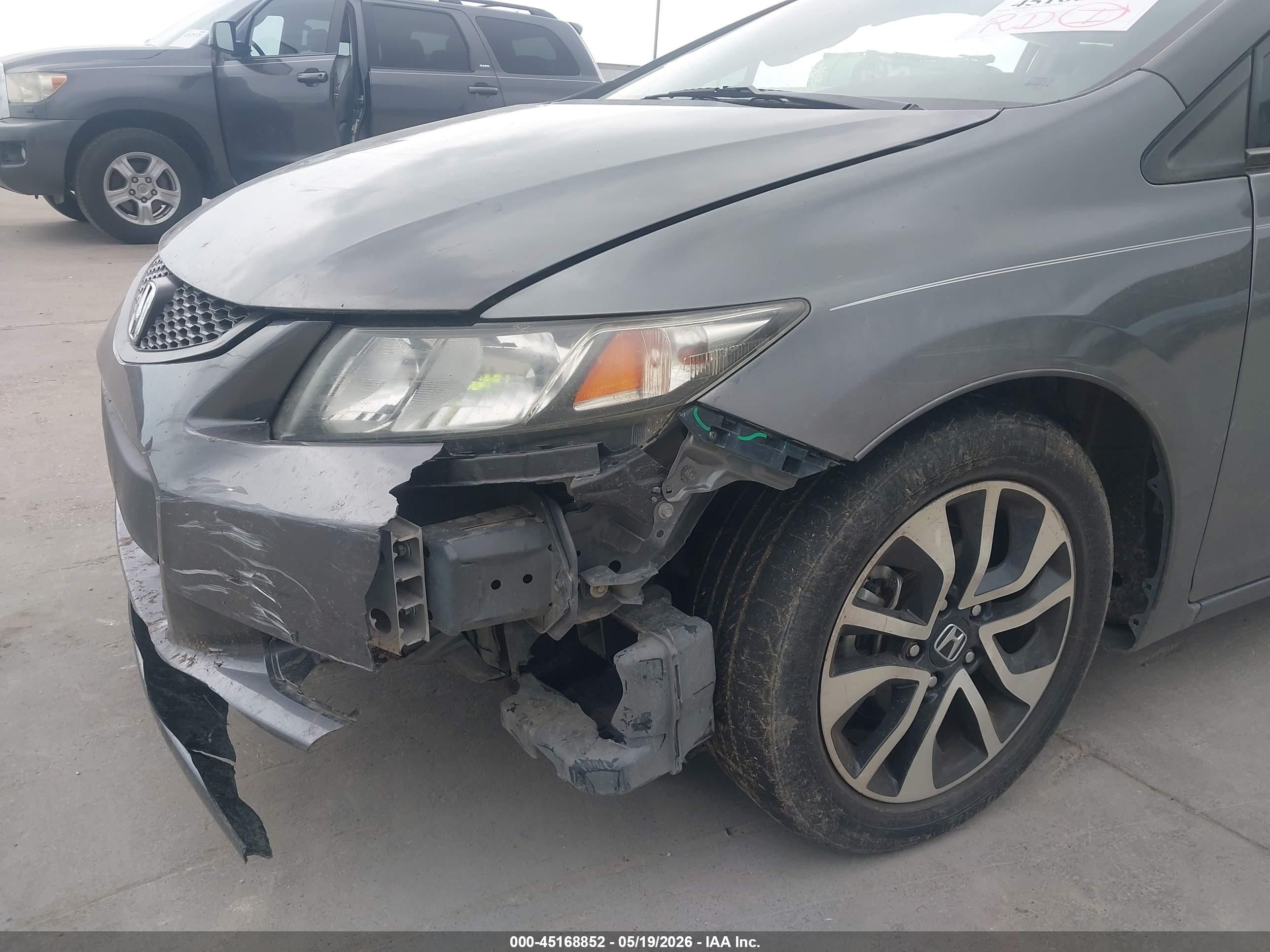 2013 Honda Civic Ex Gray vin: 2HGFG3B80DH515111