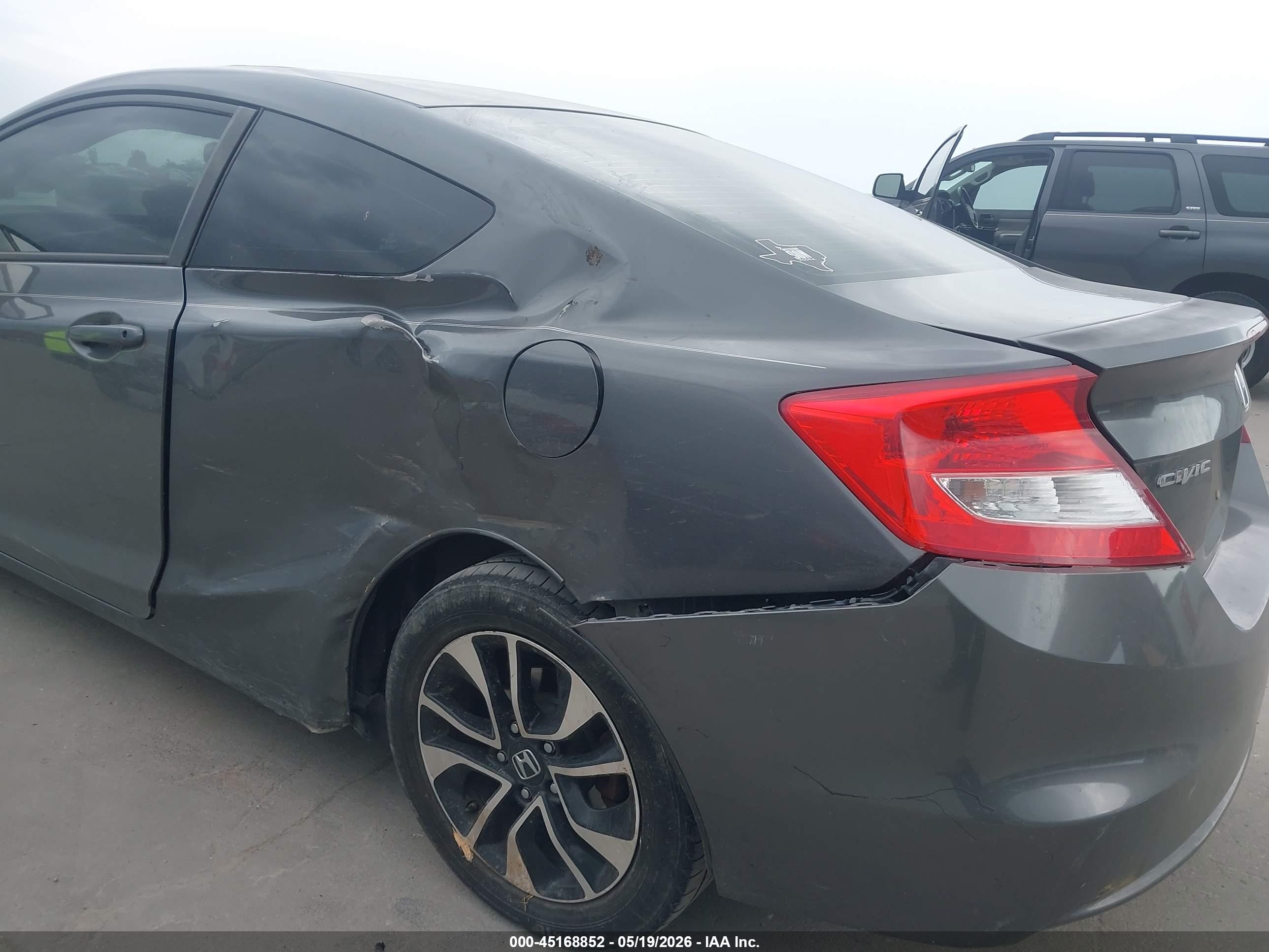 2013 Honda Civic Ex Gray vin: 2HGFG3B80DH515111