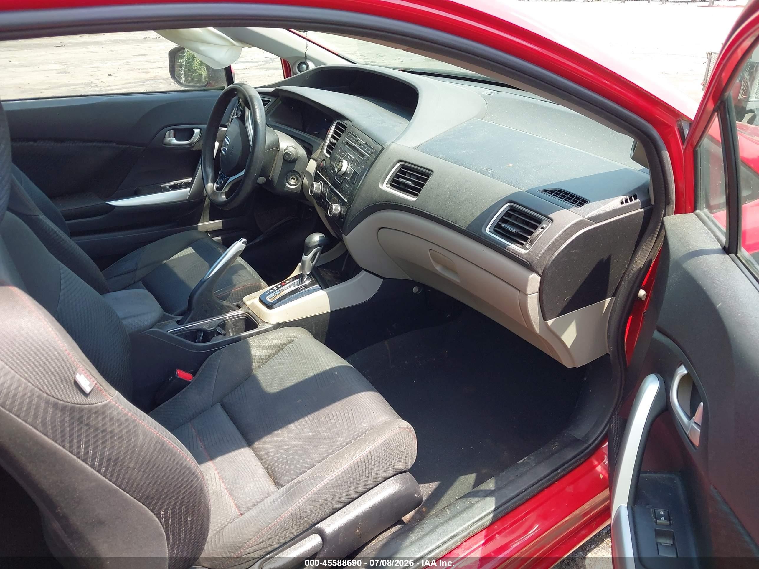 2013 Honda Civic Ex Red vin: 2HGFG3B80DH519093