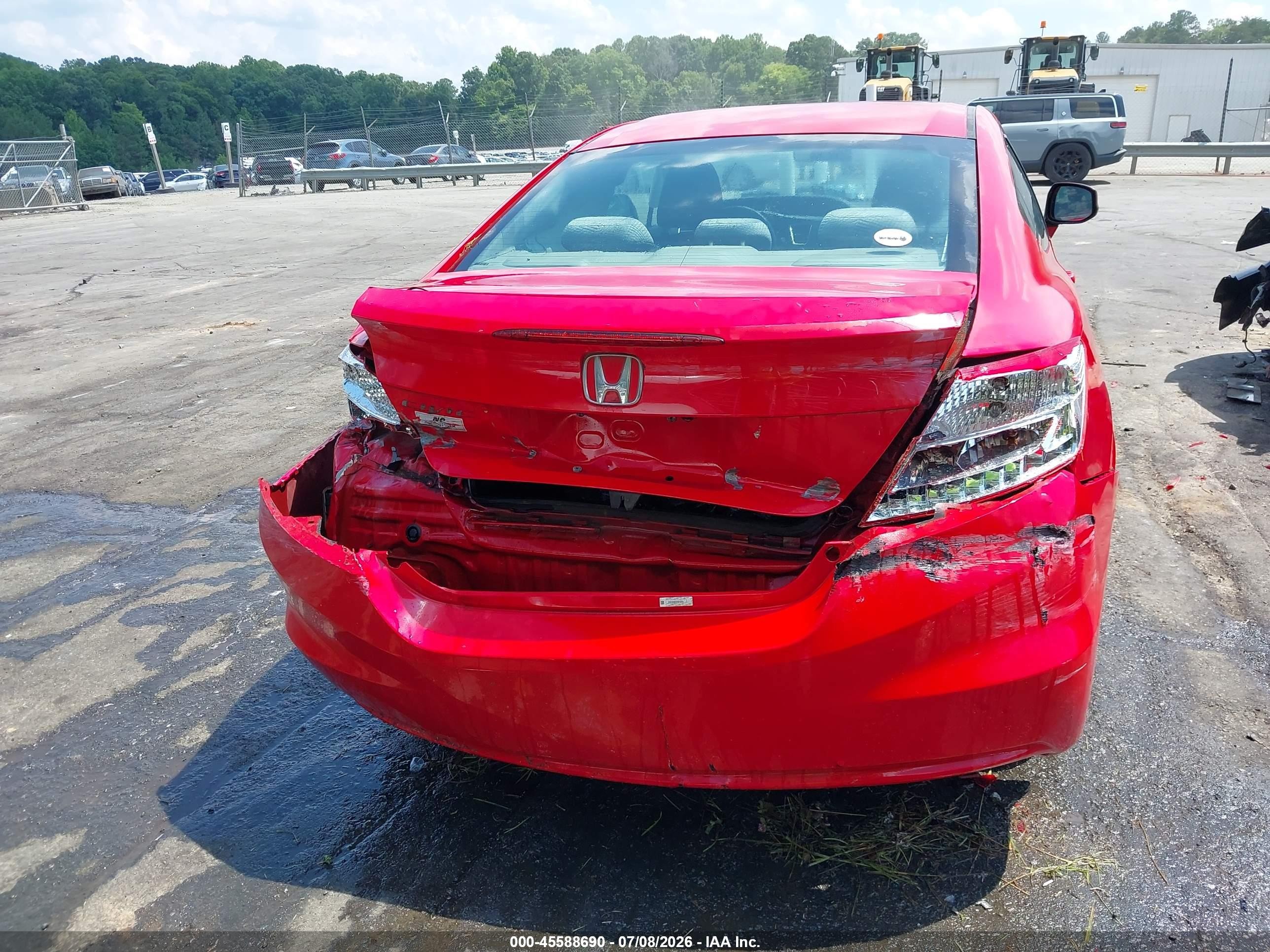 2013 Honda Civic Ex Red vin: 2HGFG3B80DH519093