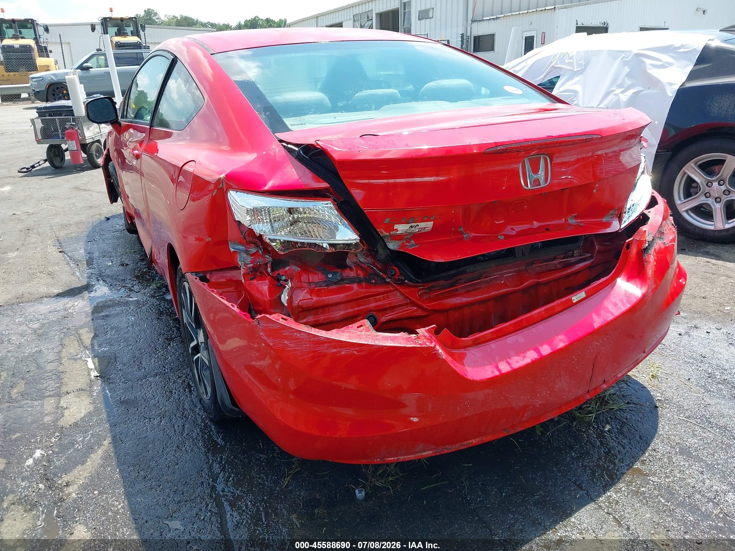 2013 Honda Civic Ex Red vin: 2HGFG3B80DH519093