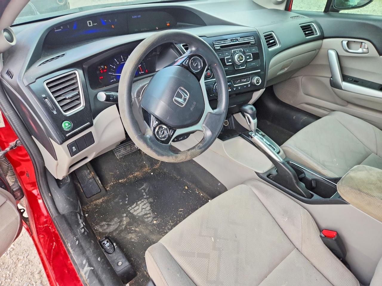 2013 Honda Civic Ex Red vin: 2HGFG3B80DH520695