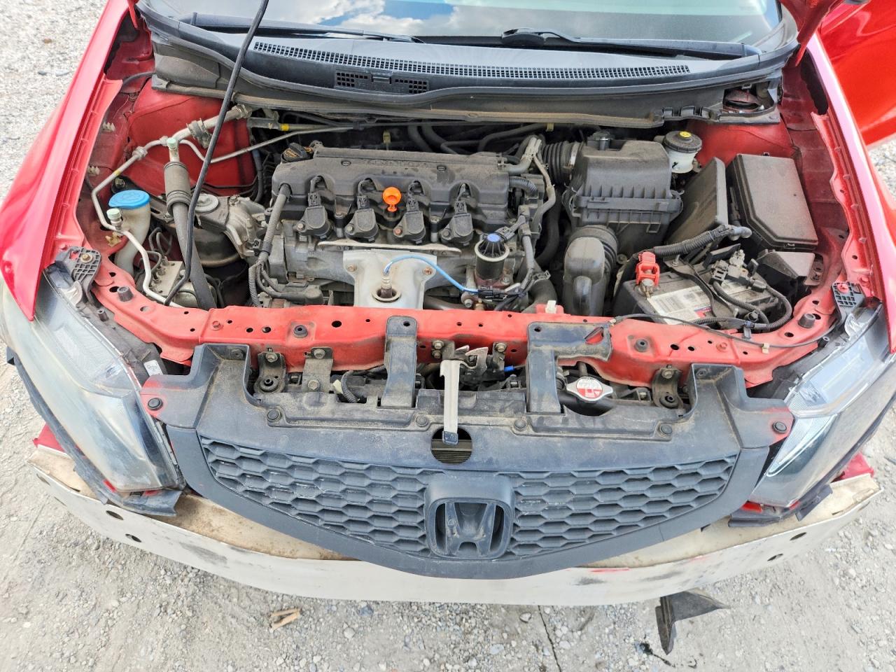 2013 Honda Civic Ex Red vin: 2HGFG3B80DH520695