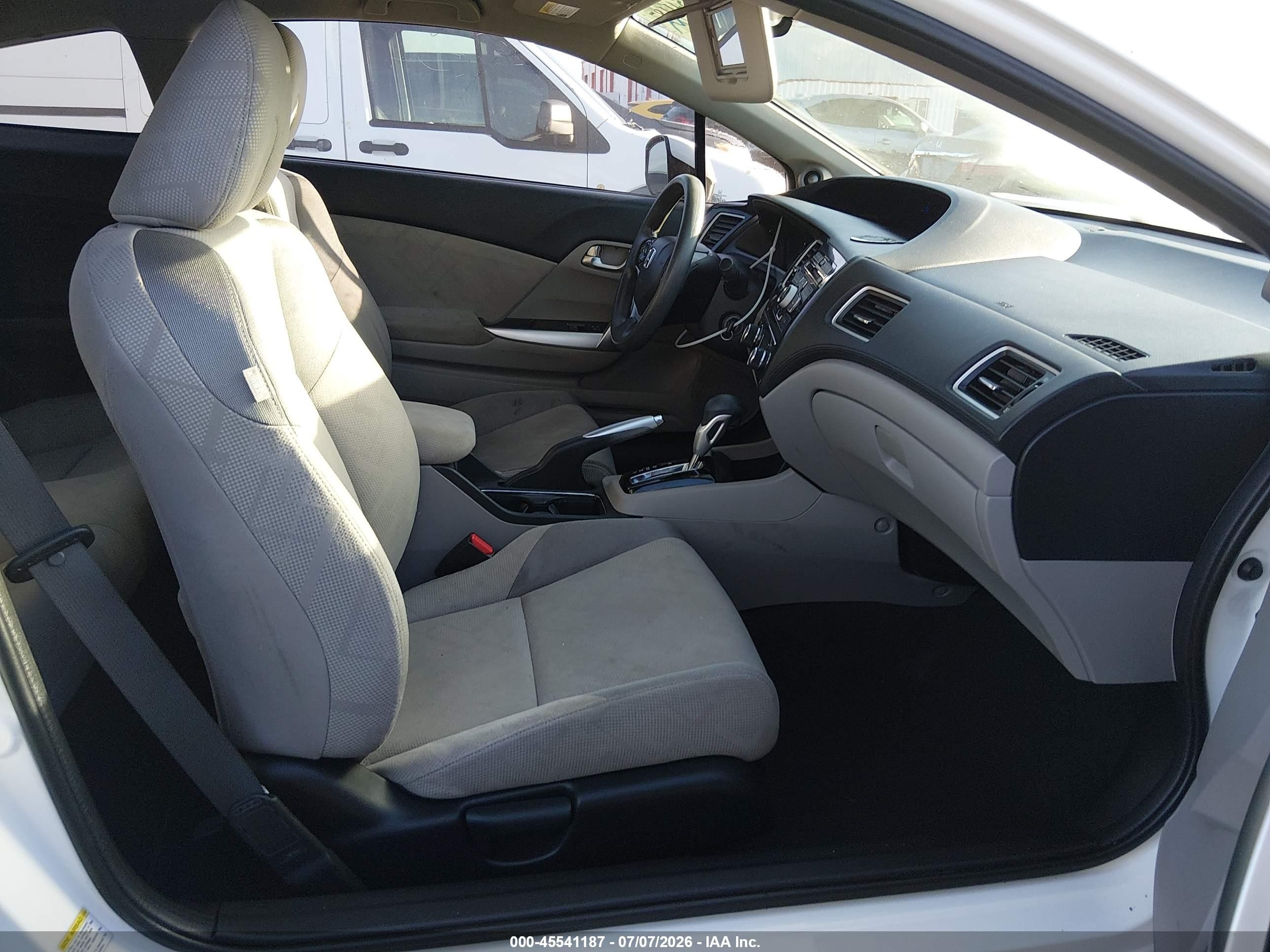 2013 Honda Civic Ex White vin: 2HGFG3B80DH532345