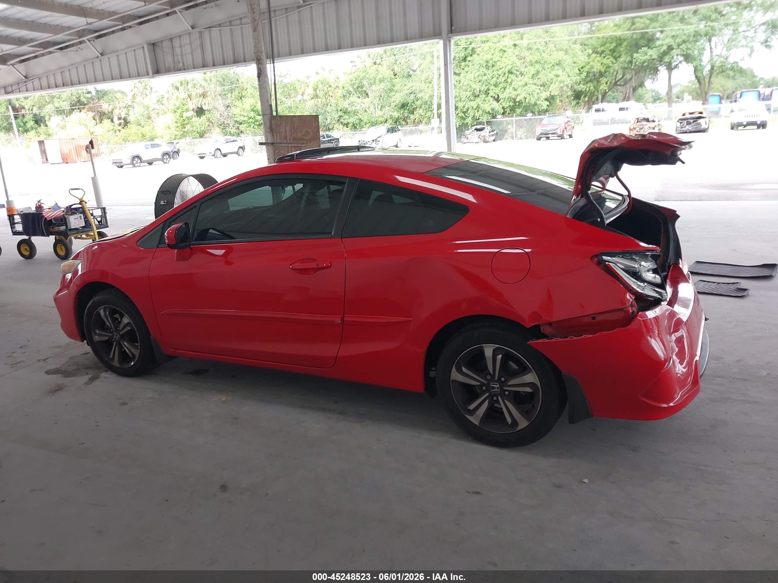 2014 Honda Civic Ex Red vin: 2HGFG3B80EH501081
