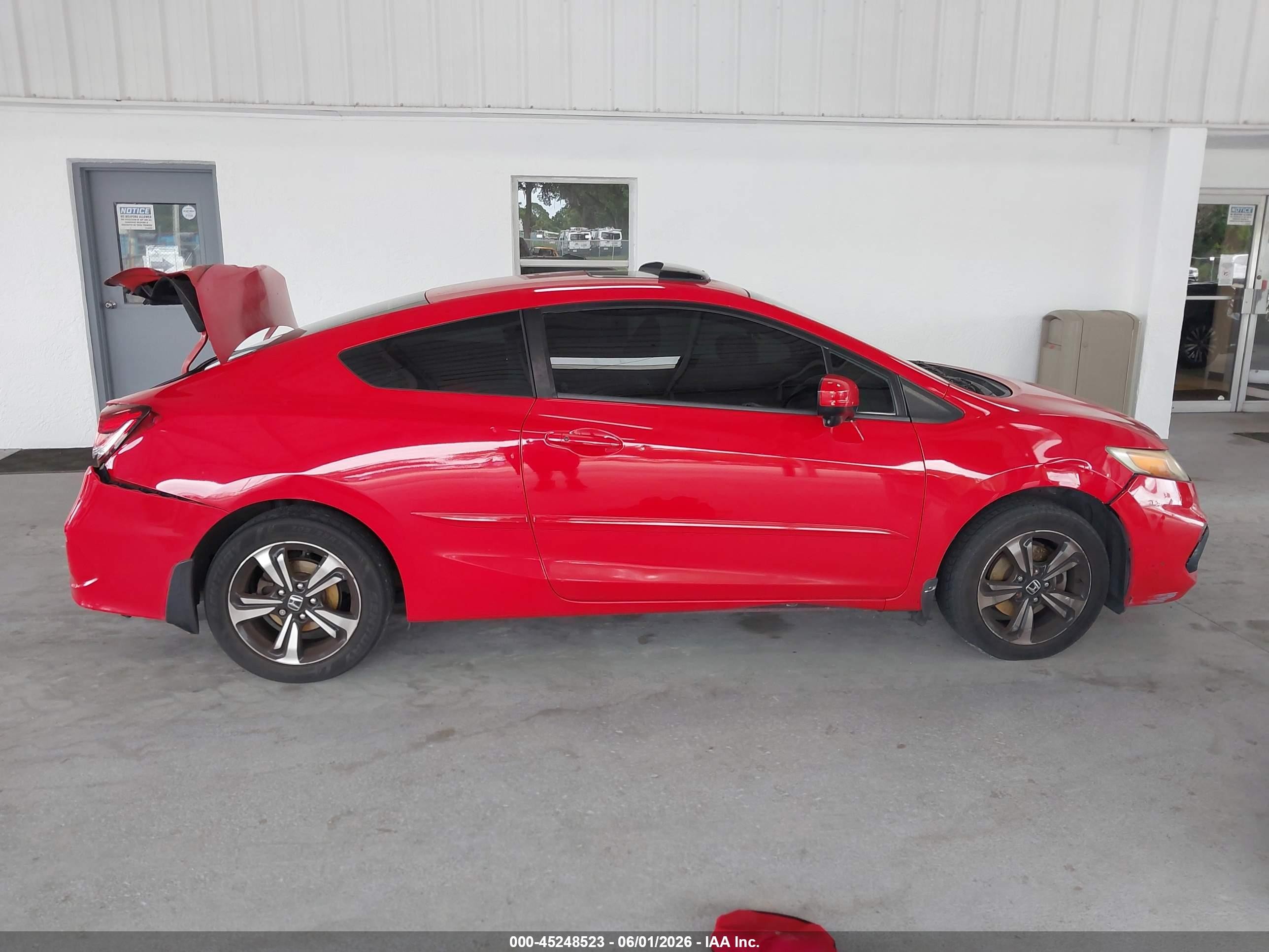 2014 Honda Civic Ex Red vin: 2HGFG3B80EH501081
