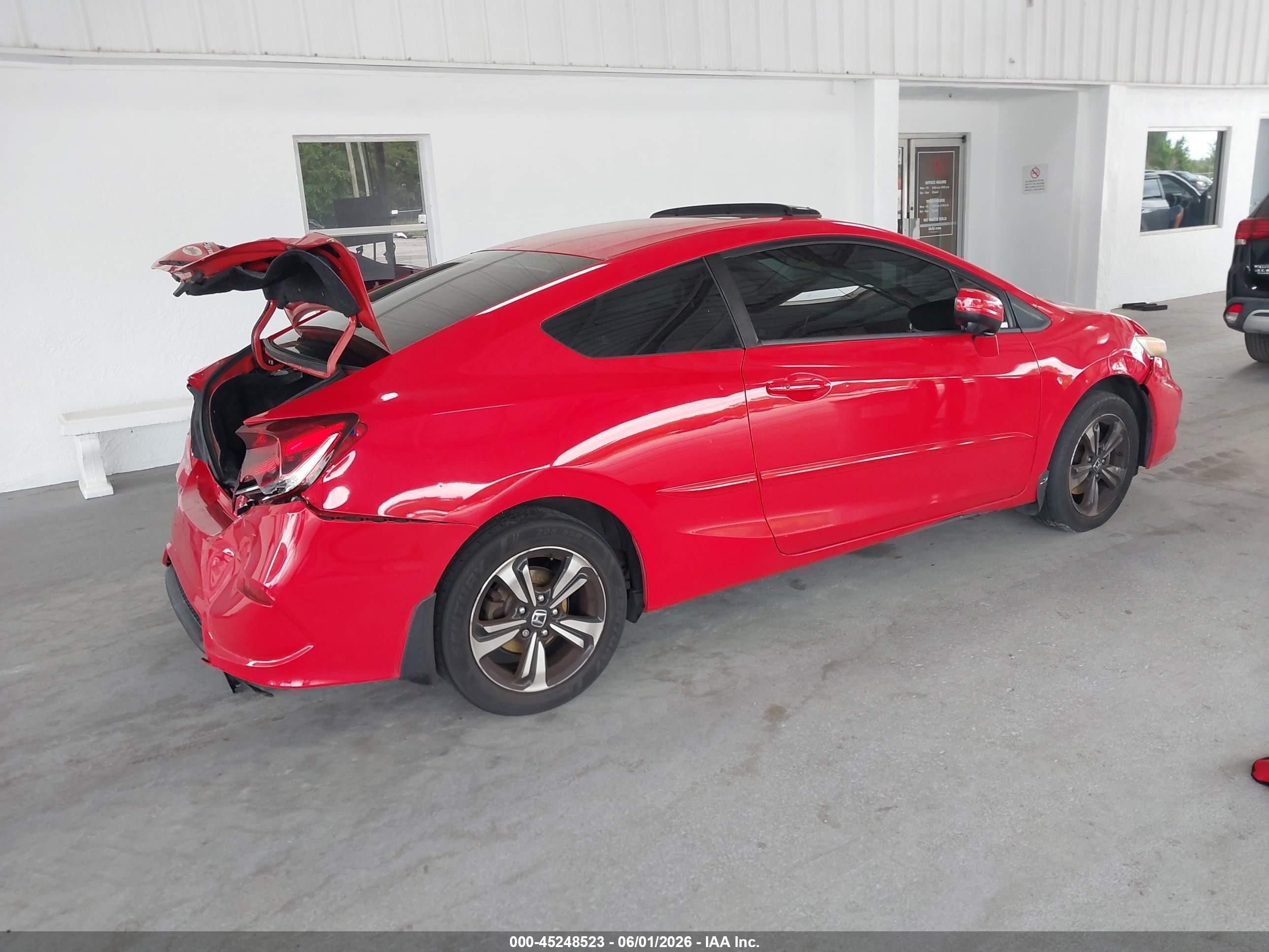 2014 Honda Civic Ex Red vin: 2HGFG3B80EH501081