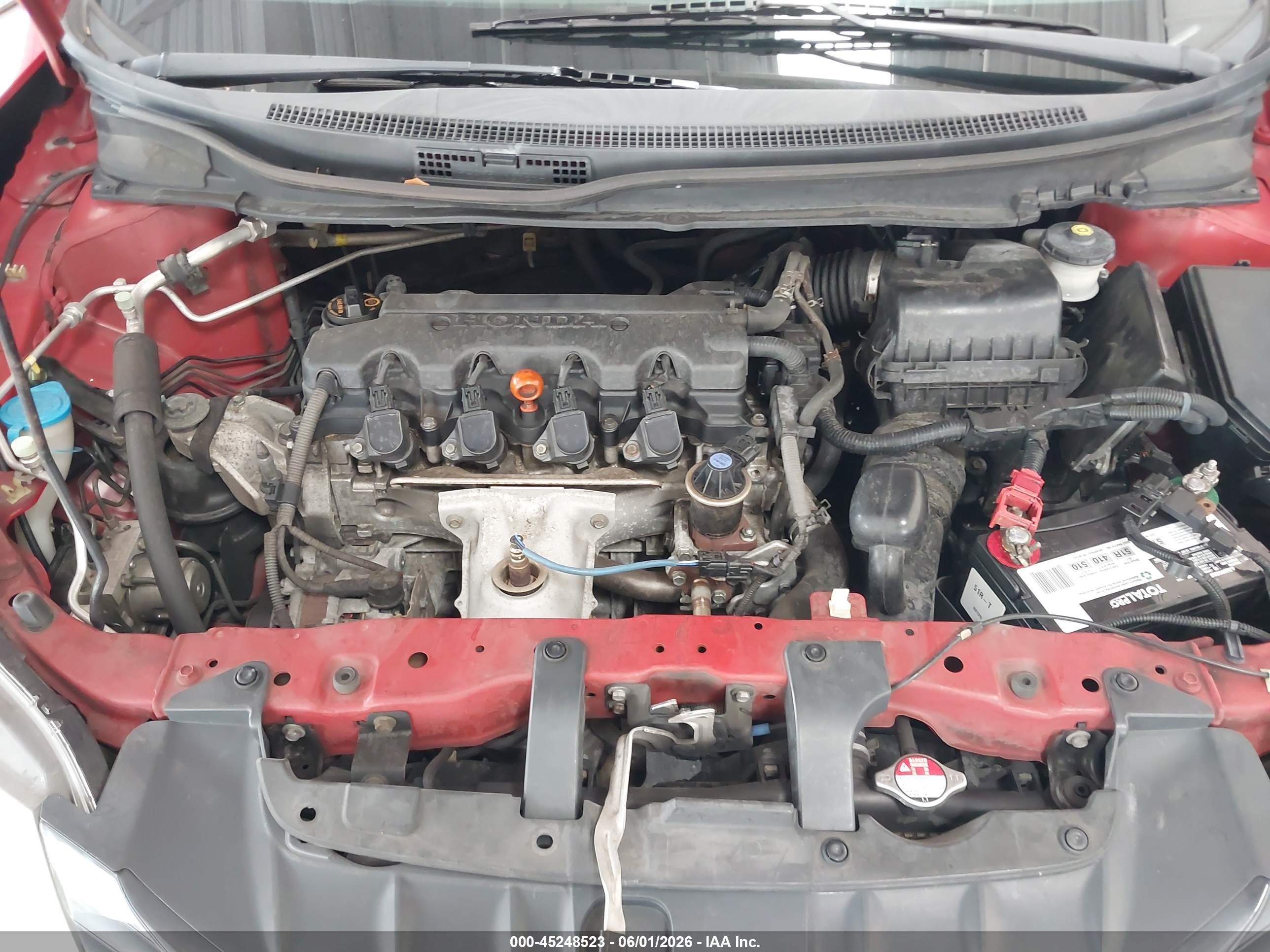 2014 Honda Civic Ex Red vin: 2HGFG3B80EH501081