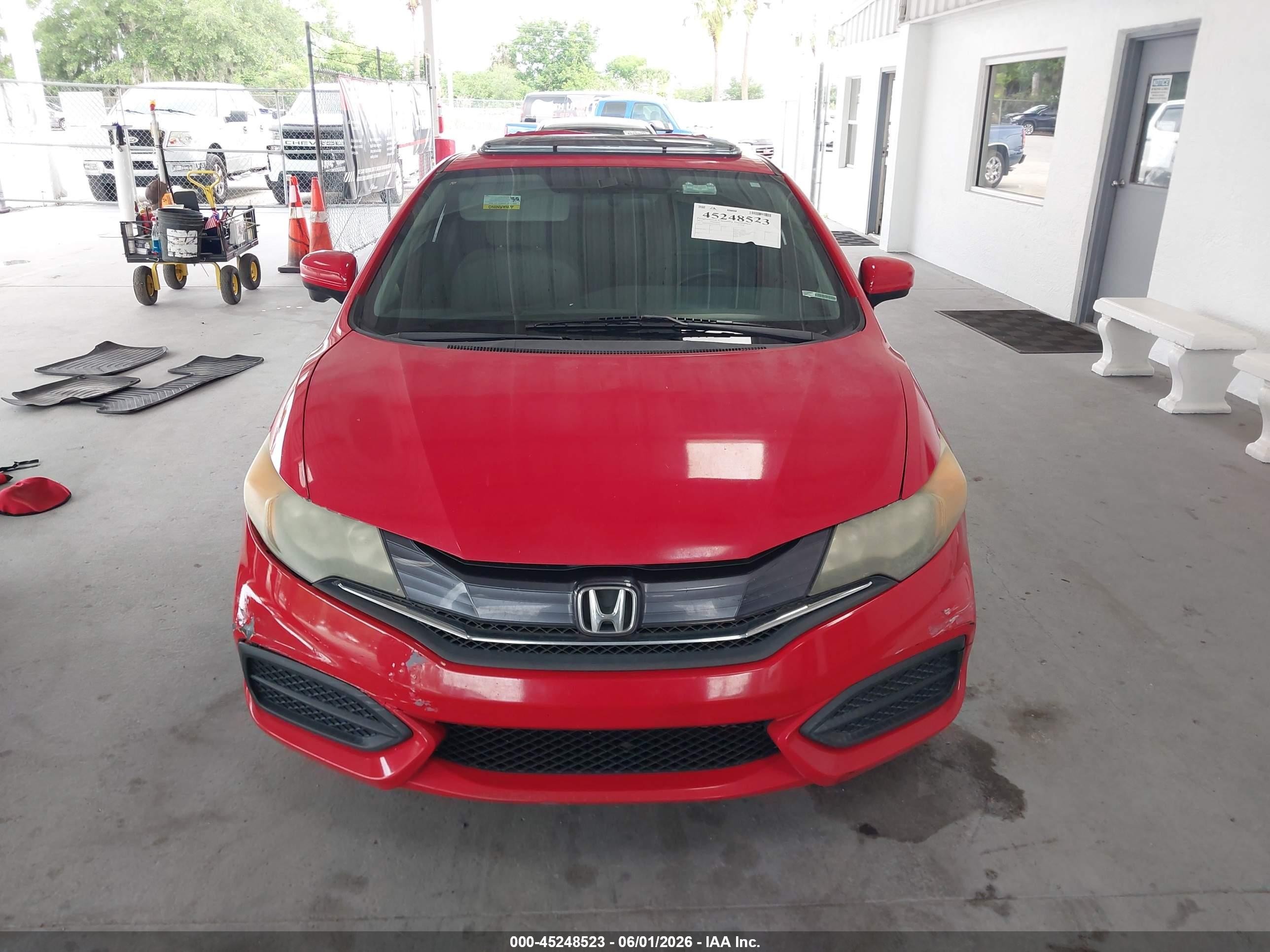 2014 Honda Civic Ex Red vin: 2HGFG3B80EH501081