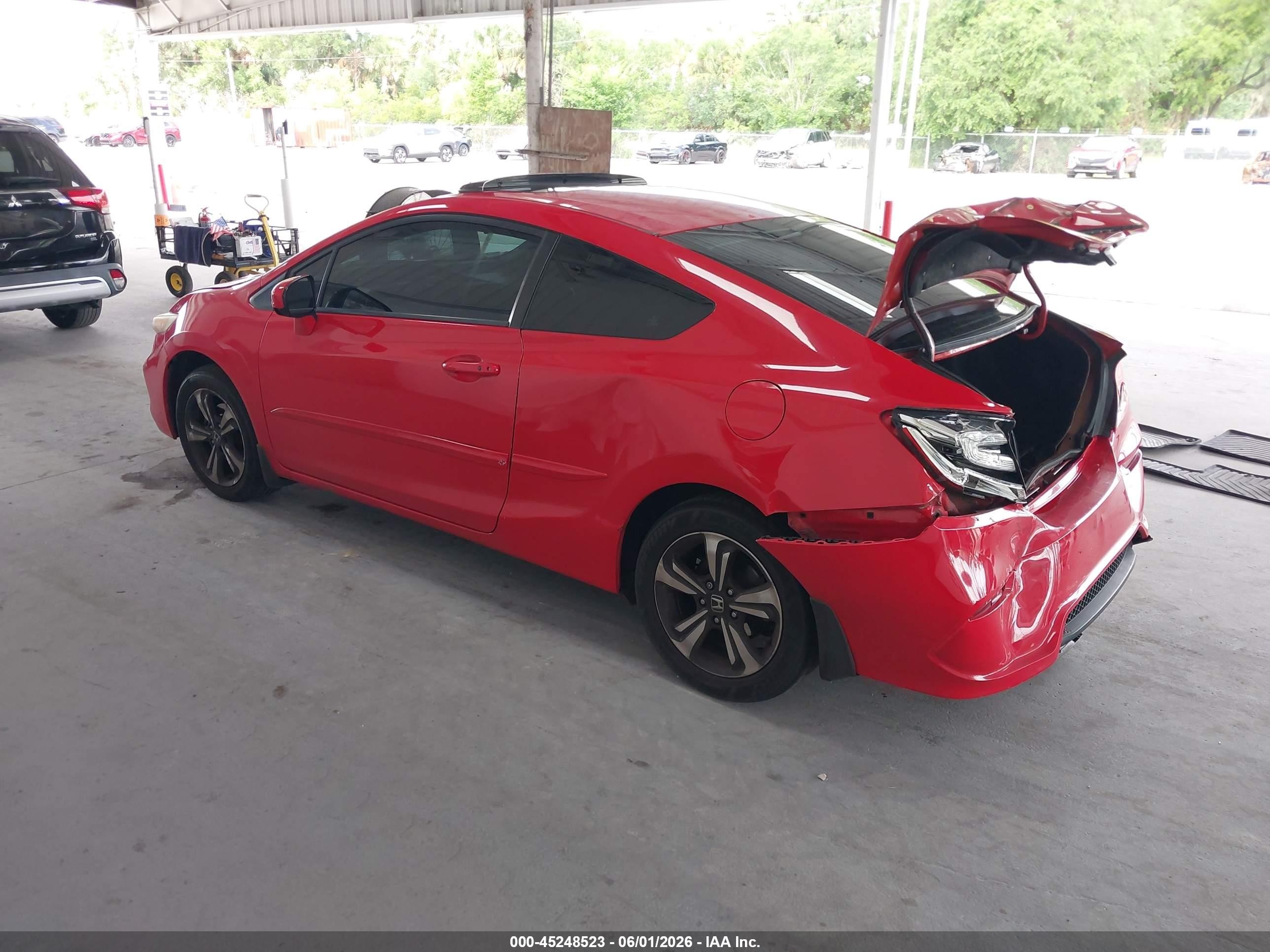 2014 Honda Civic Ex Red vin: 2HGFG3B80EH501081