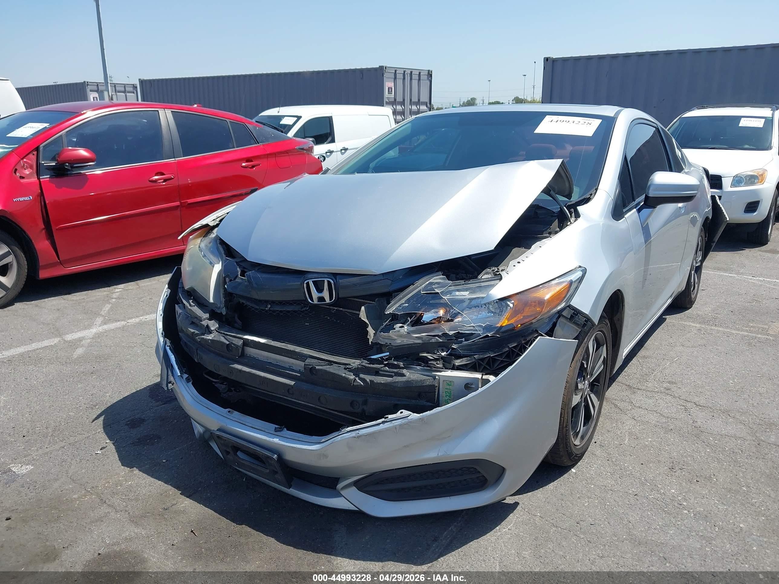 2014 Honda Civic Ex Серебряный vin: 2HGFG3B80EH518785