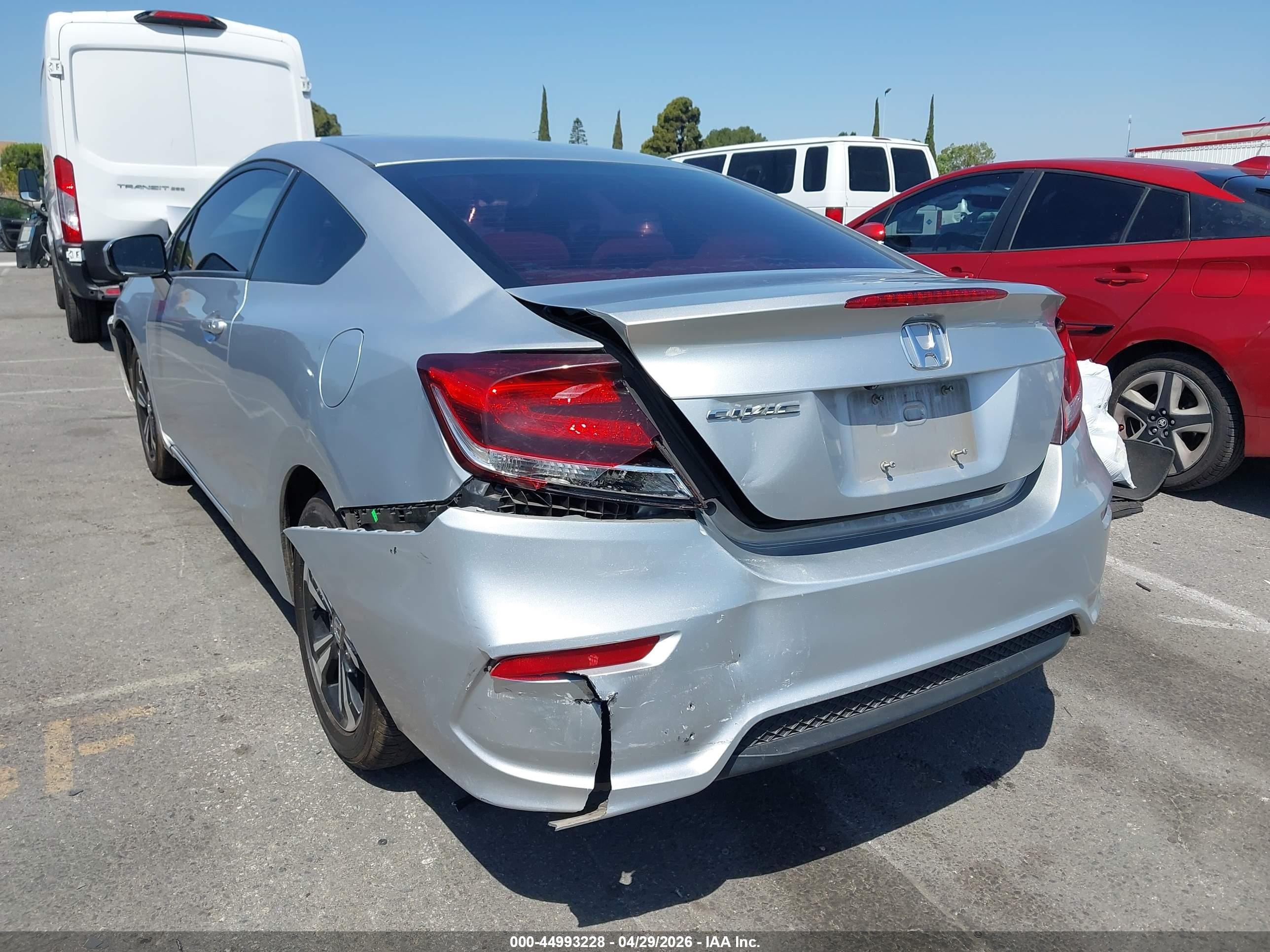 2014 Honda Civic Ex Серебряный vin: 2HGFG3B80EH518785