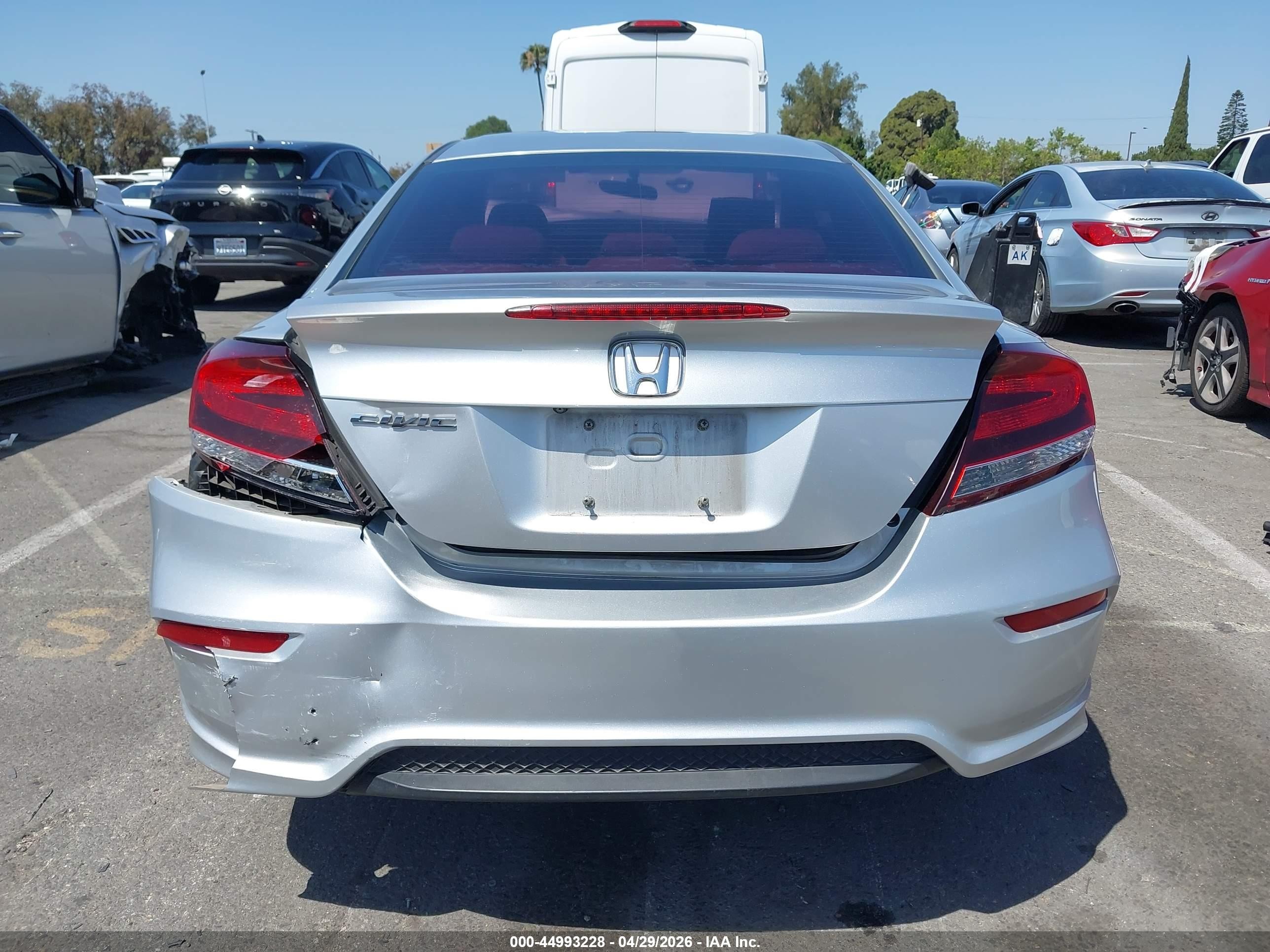 2014 Honda Civic Ex Серебряный vin: 2HGFG3B80EH518785