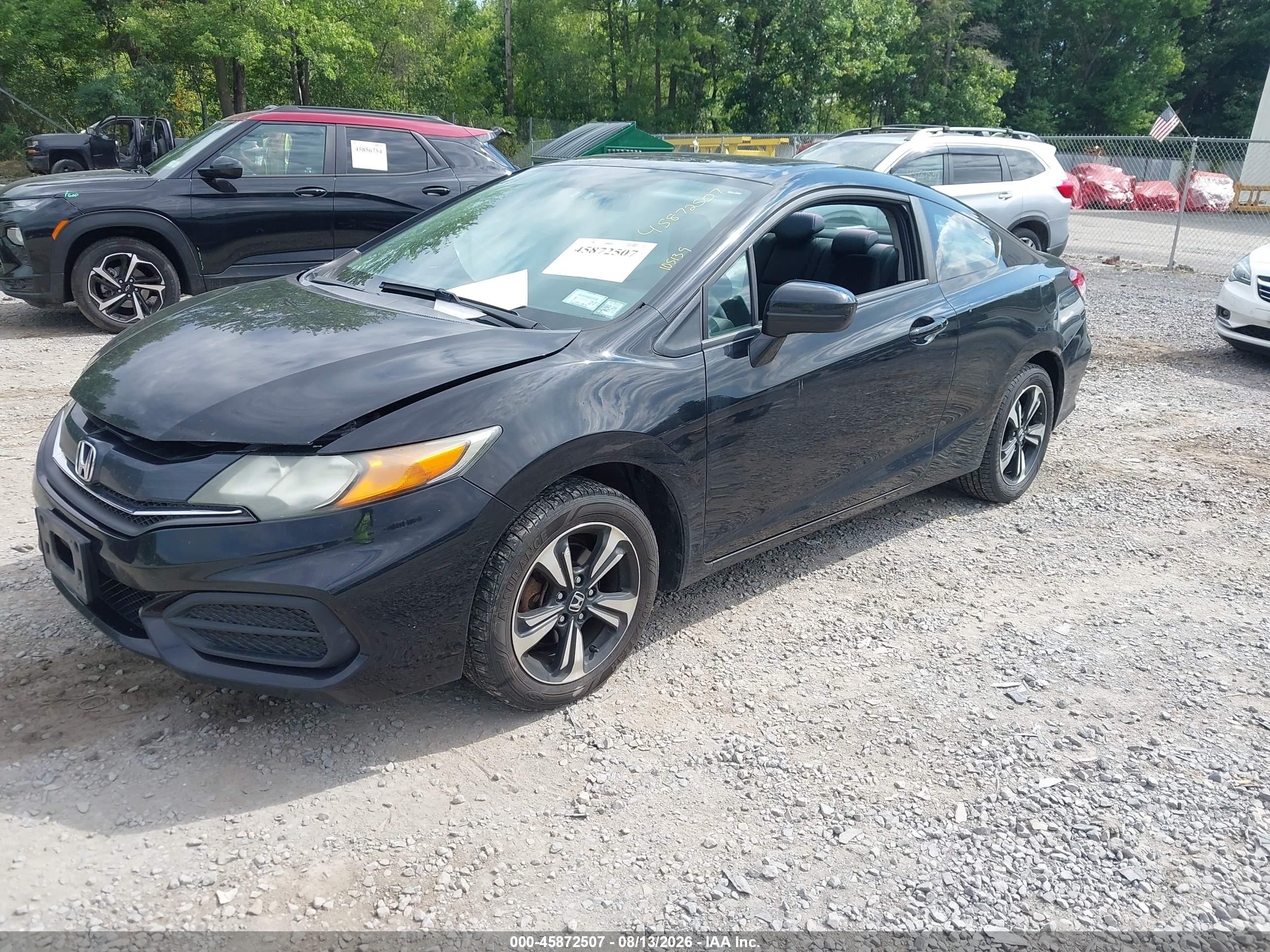 2014 Honda Civic Ex Black vin: 2HGFG3B80EH525638