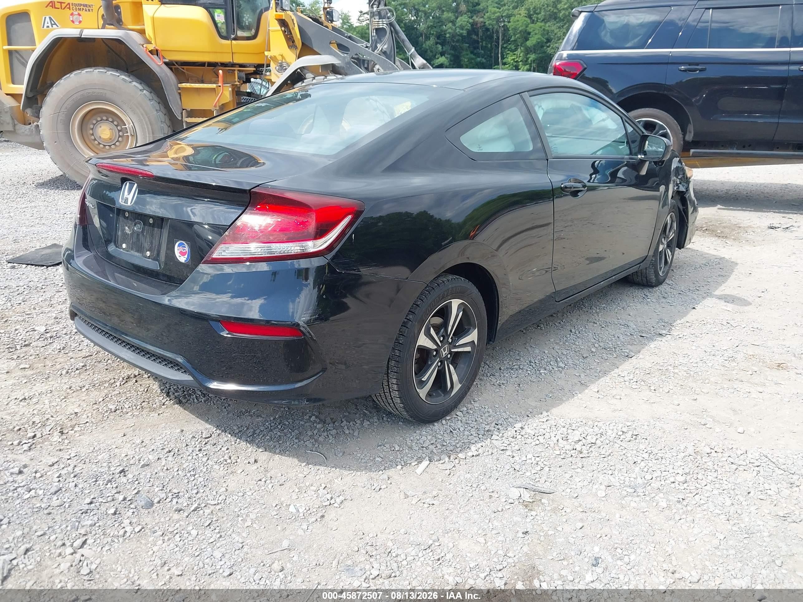 2014 Honda Civic Ex Black vin: 2HGFG3B80EH525638