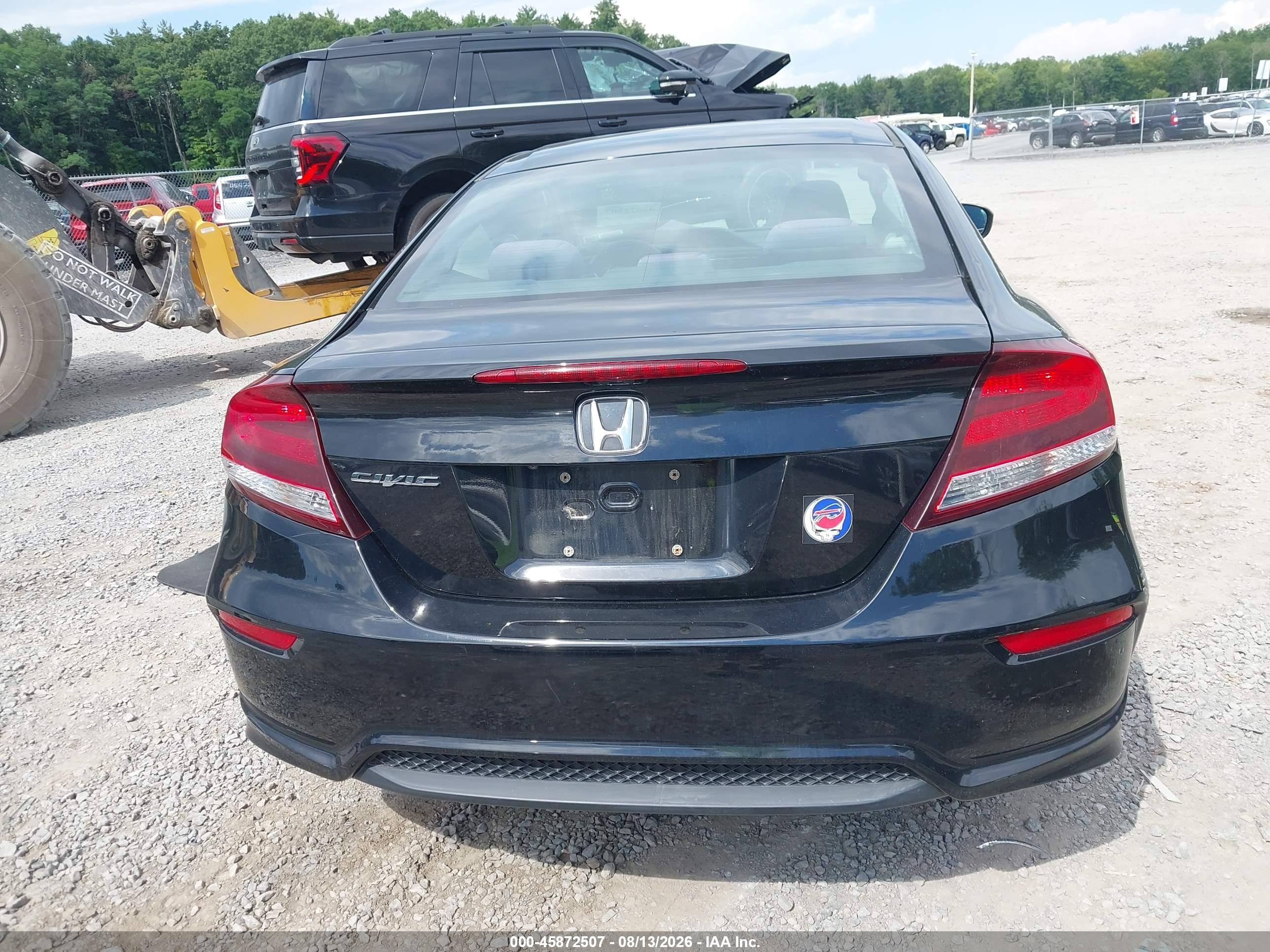 2014 Honda Civic Ex Black vin: 2HGFG3B80EH525638