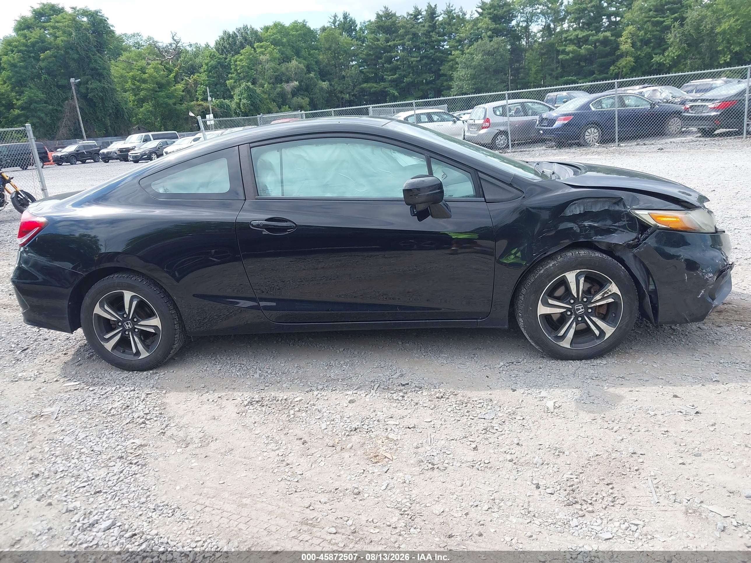 2014 Honda Civic Ex Black vin: 2HGFG3B80EH525638