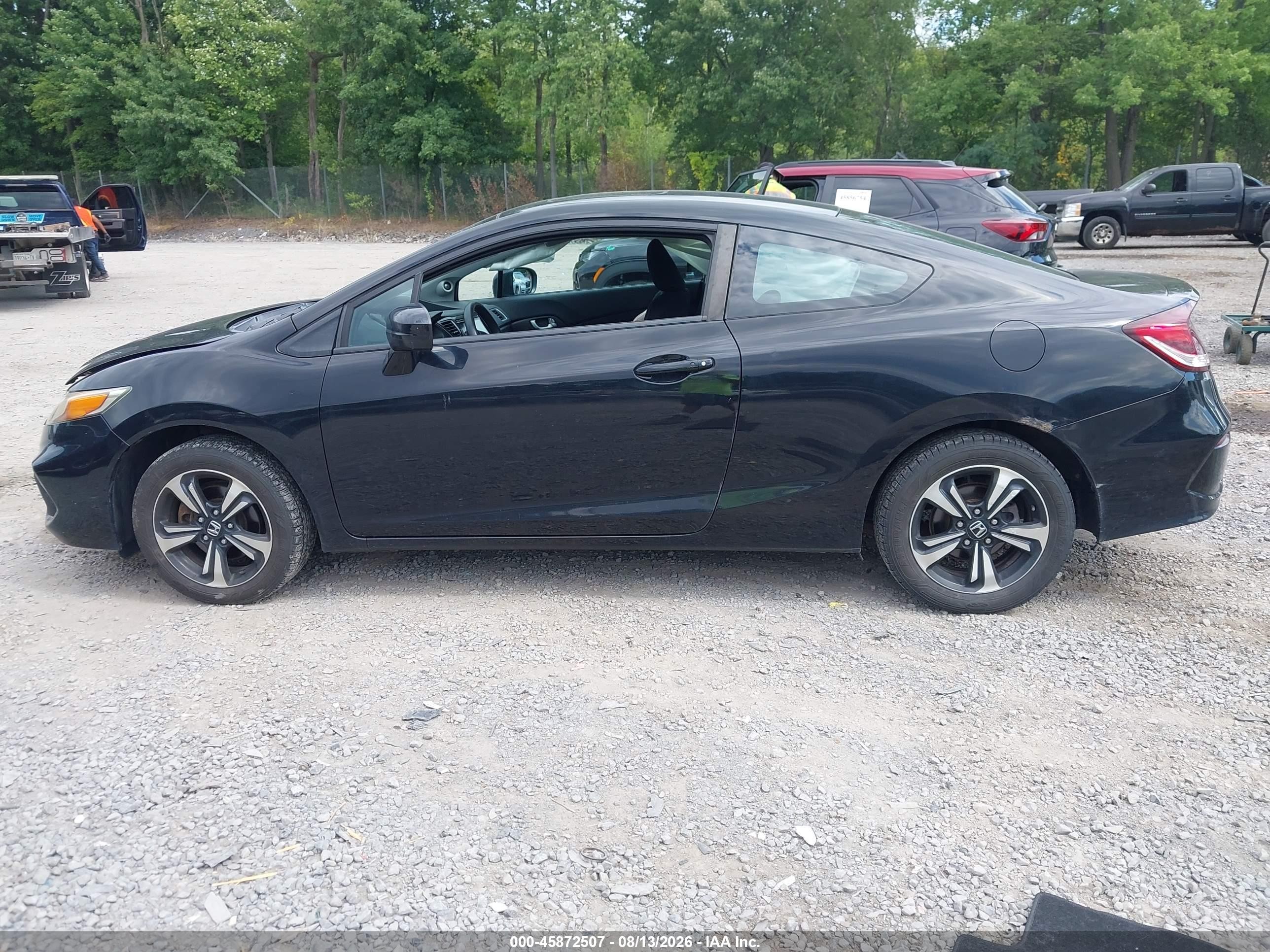 2014 Honda Civic Ex Black vin: 2HGFG3B80EH525638