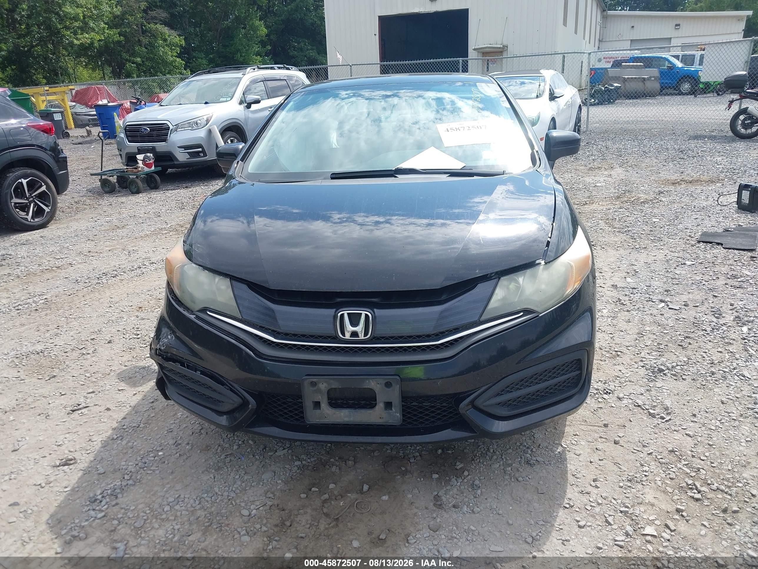 2014 Honda Civic Ex Black vin: 2HGFG3B80EH525638