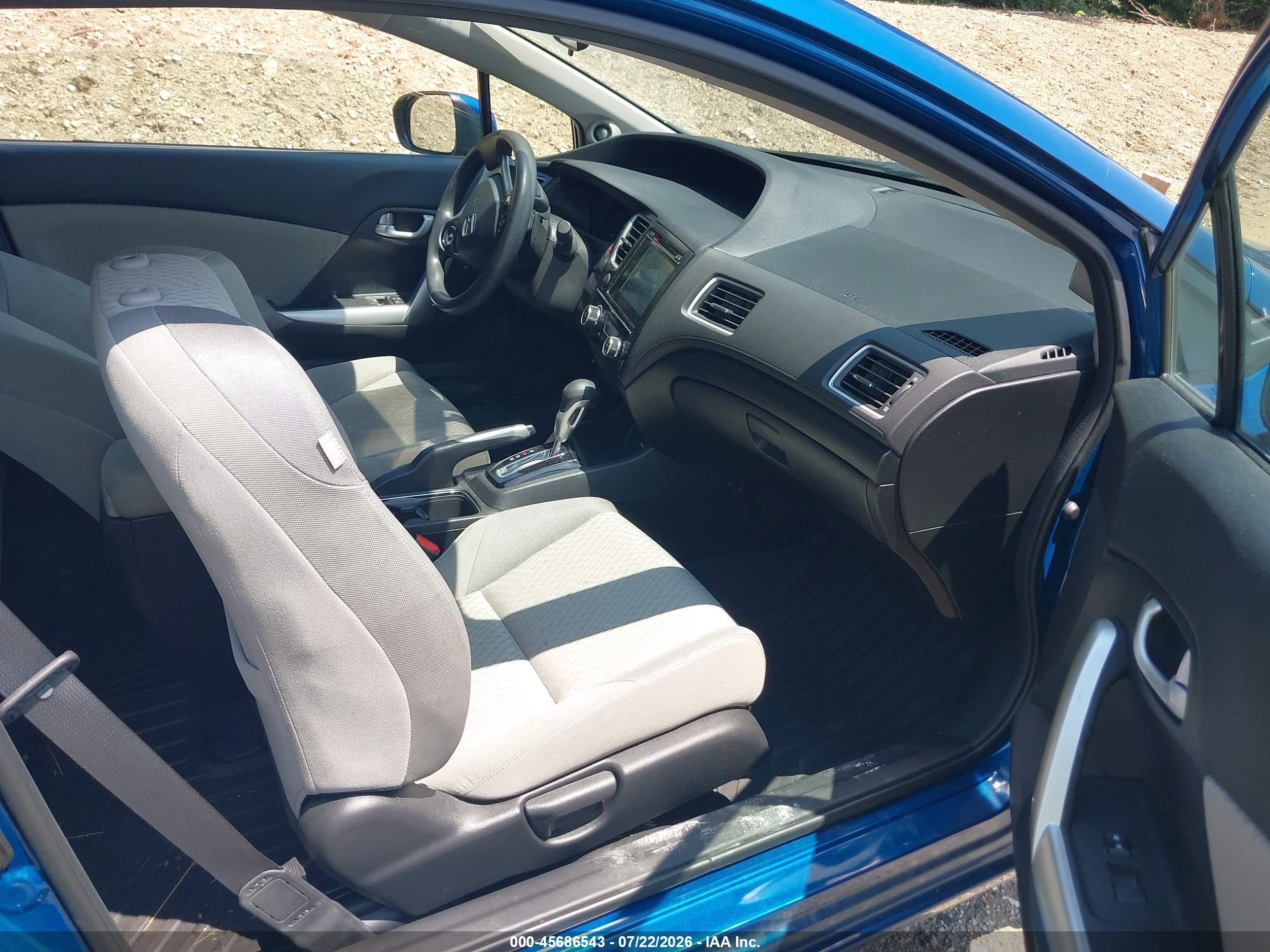 2015 Honda Civic Ex Blue vin: 2HGFG3B80FH504175