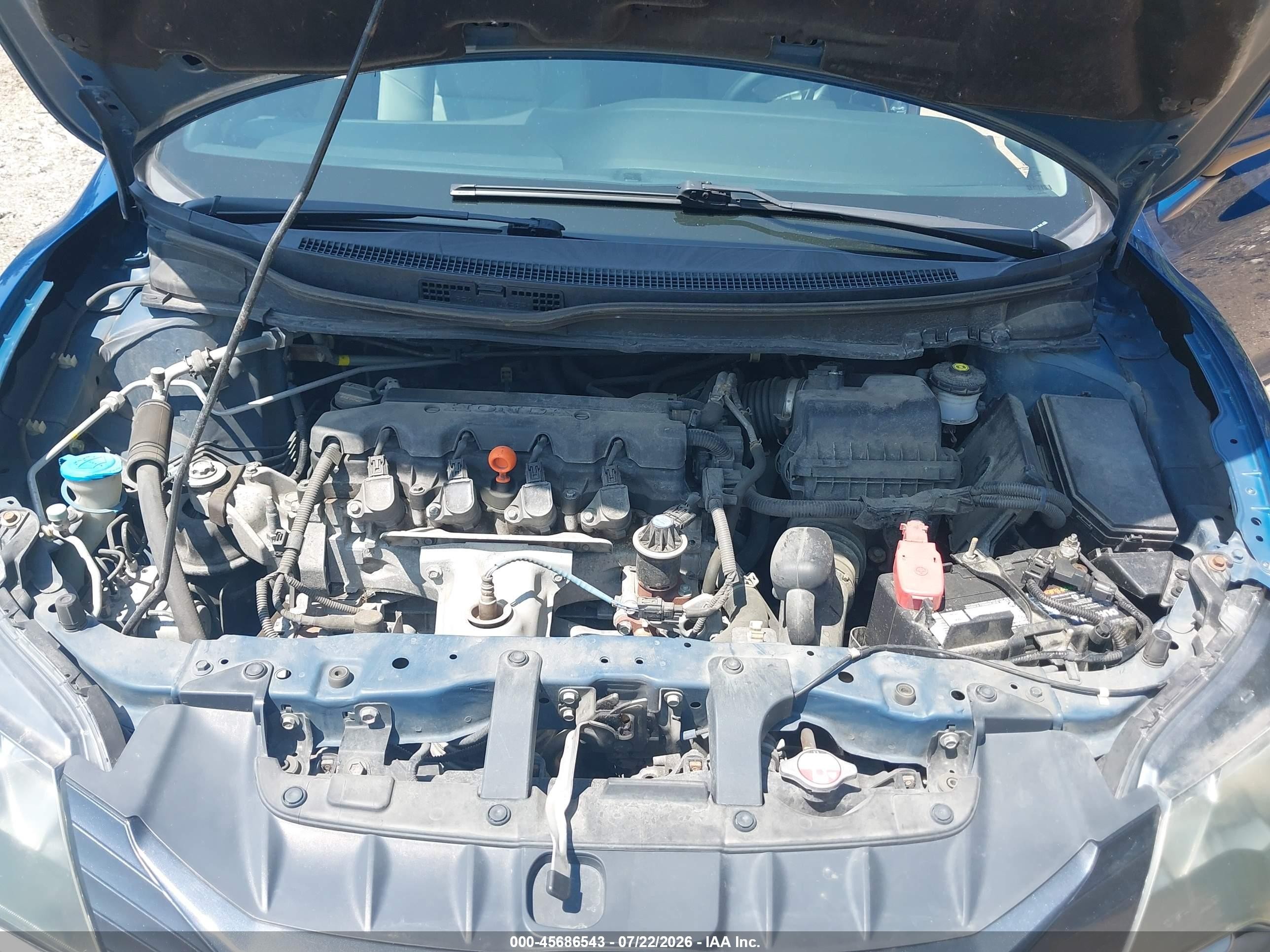 2015 Honda Civic Ex Blue vin: 2HGFG3B80FH504175