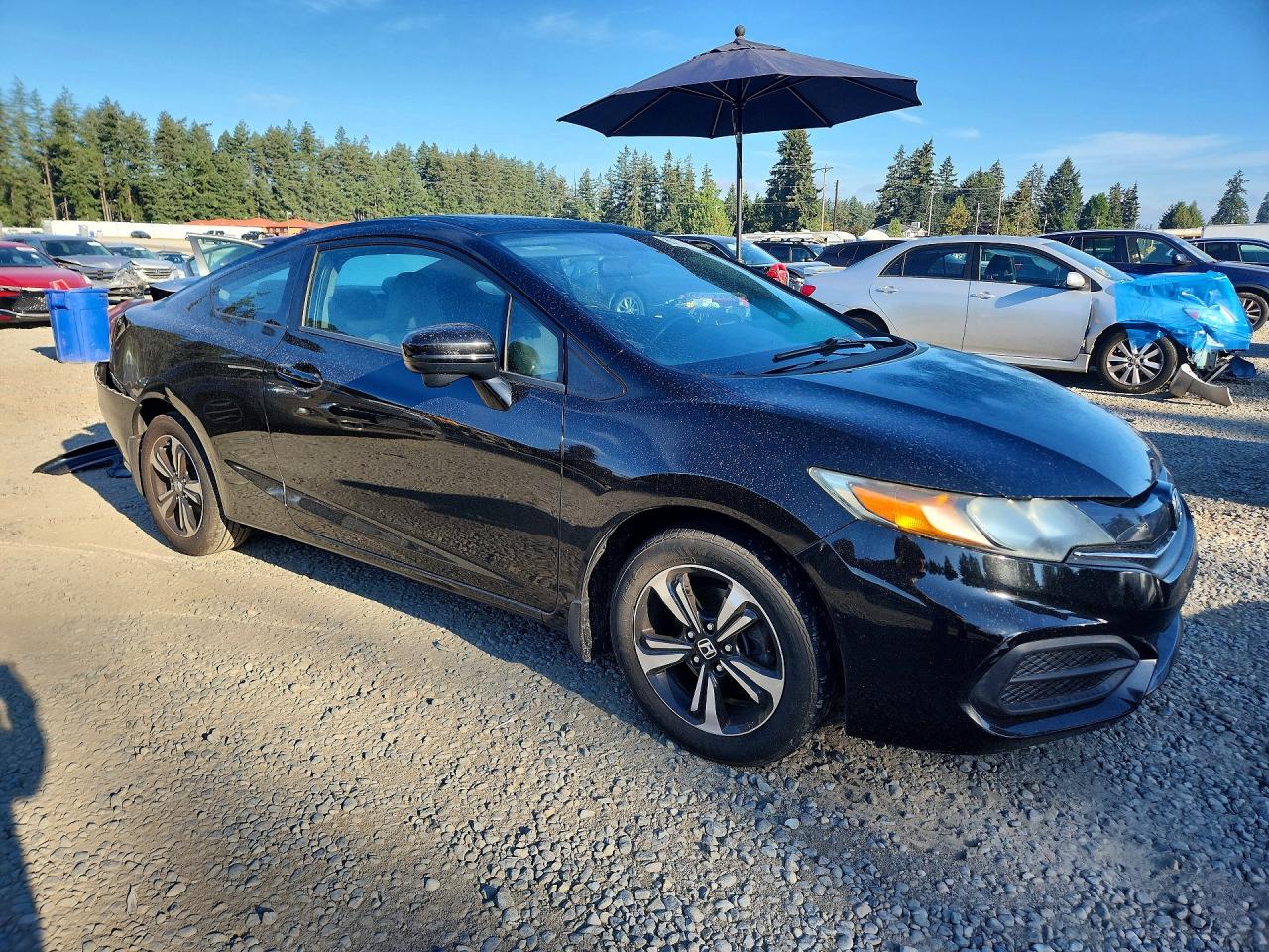 2015 Honda Civic Ex Черный vin: 2HGFG3B80FH512244