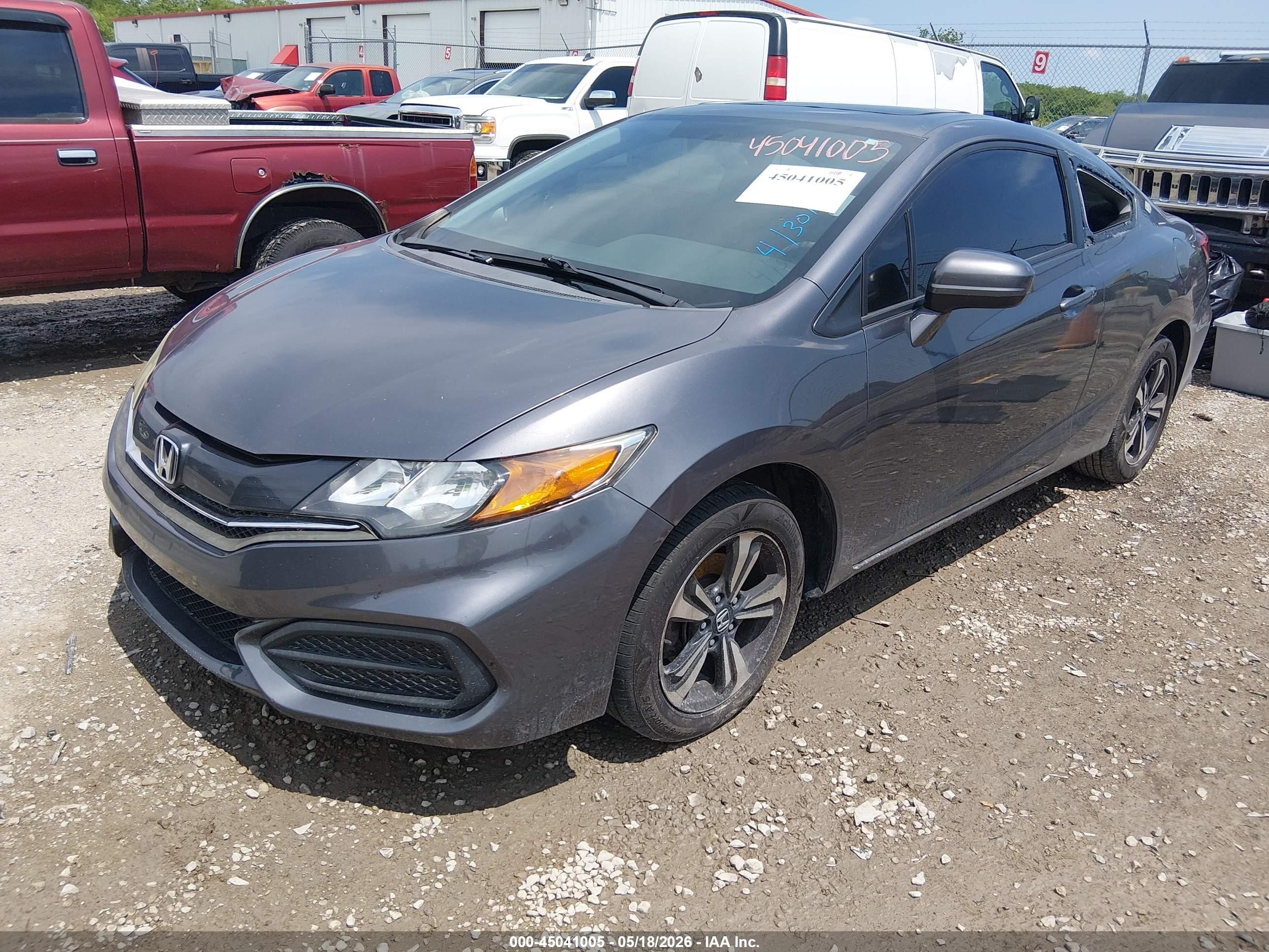 2015 Honda Civic Ex Gray vin: 2HGFG3B80FH519114