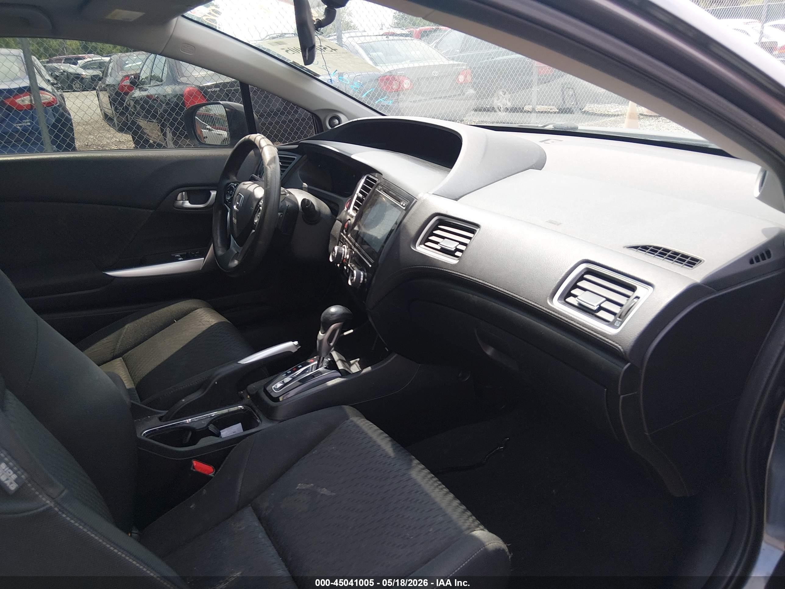 2015 Honda Civic Ex Gray vin: 2HGFG3B80FH519114