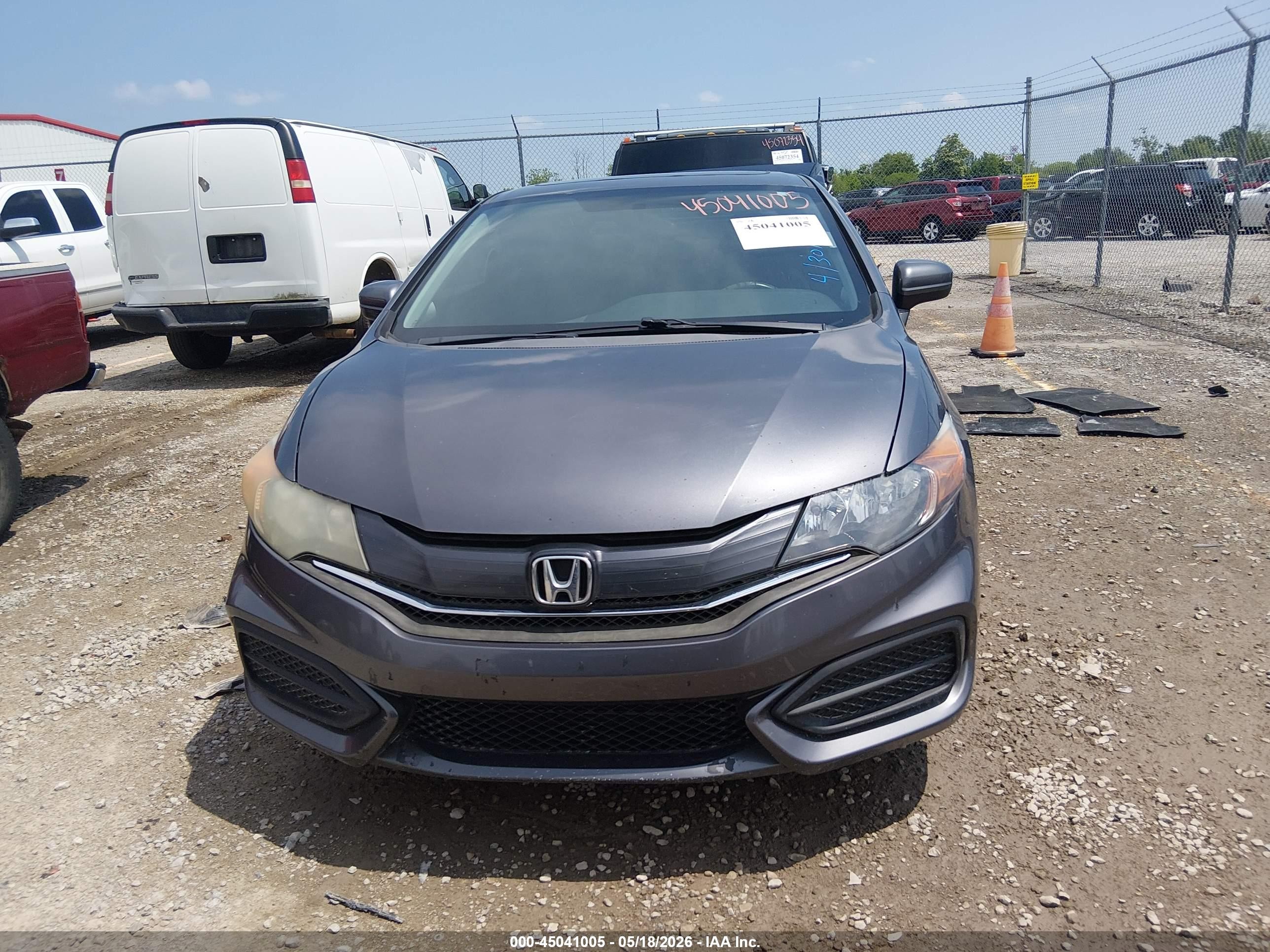 2015 Honda Civic Ex Gray vin: 2HGFG3B80FH519114