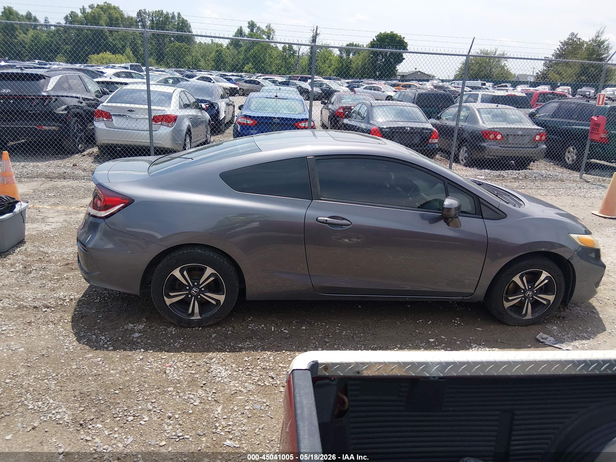 2015 Honda Civic Ex Gray vin: 2HGFG3B80FH519114