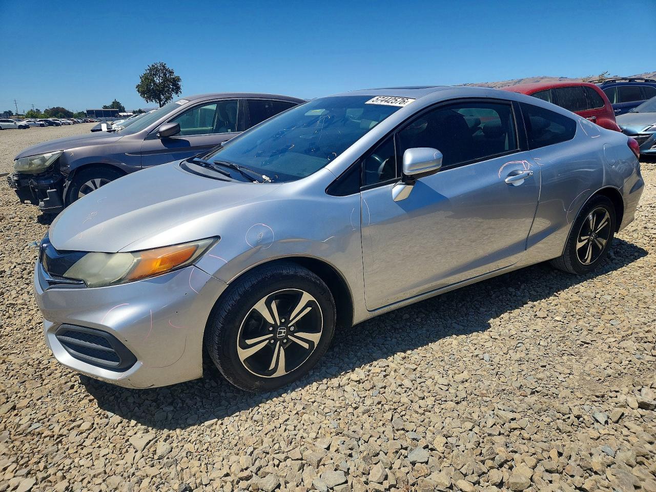 2015 Honda Civic Ex Серый vin: 2HGFG3B80FH520991